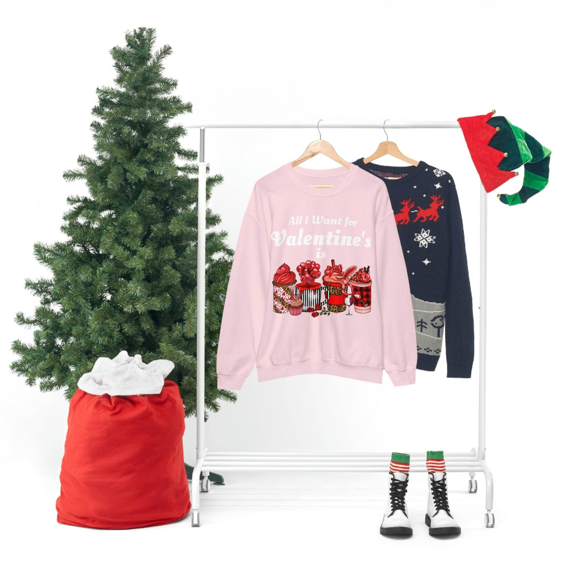 All I want for Valentines is Coffee Sweatshirt - Giftsmojo