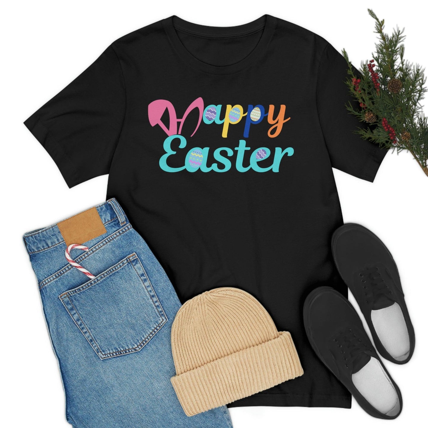 Happy Easter T-shirt, Easter gift for adults, easter shirts