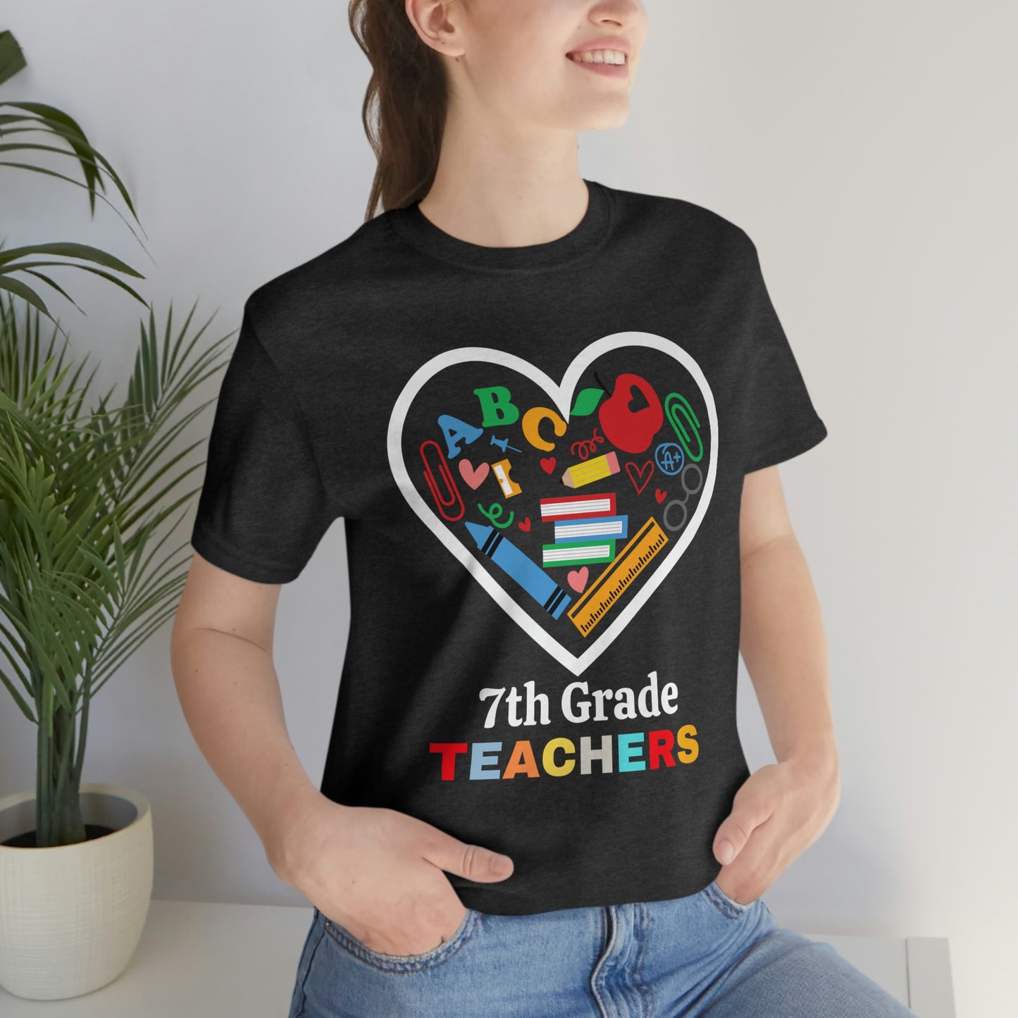 Love 7th Grade Teacher Shirt - Teacher Appreciation Shirt - Gift for Teachers - 7th Grade shirt