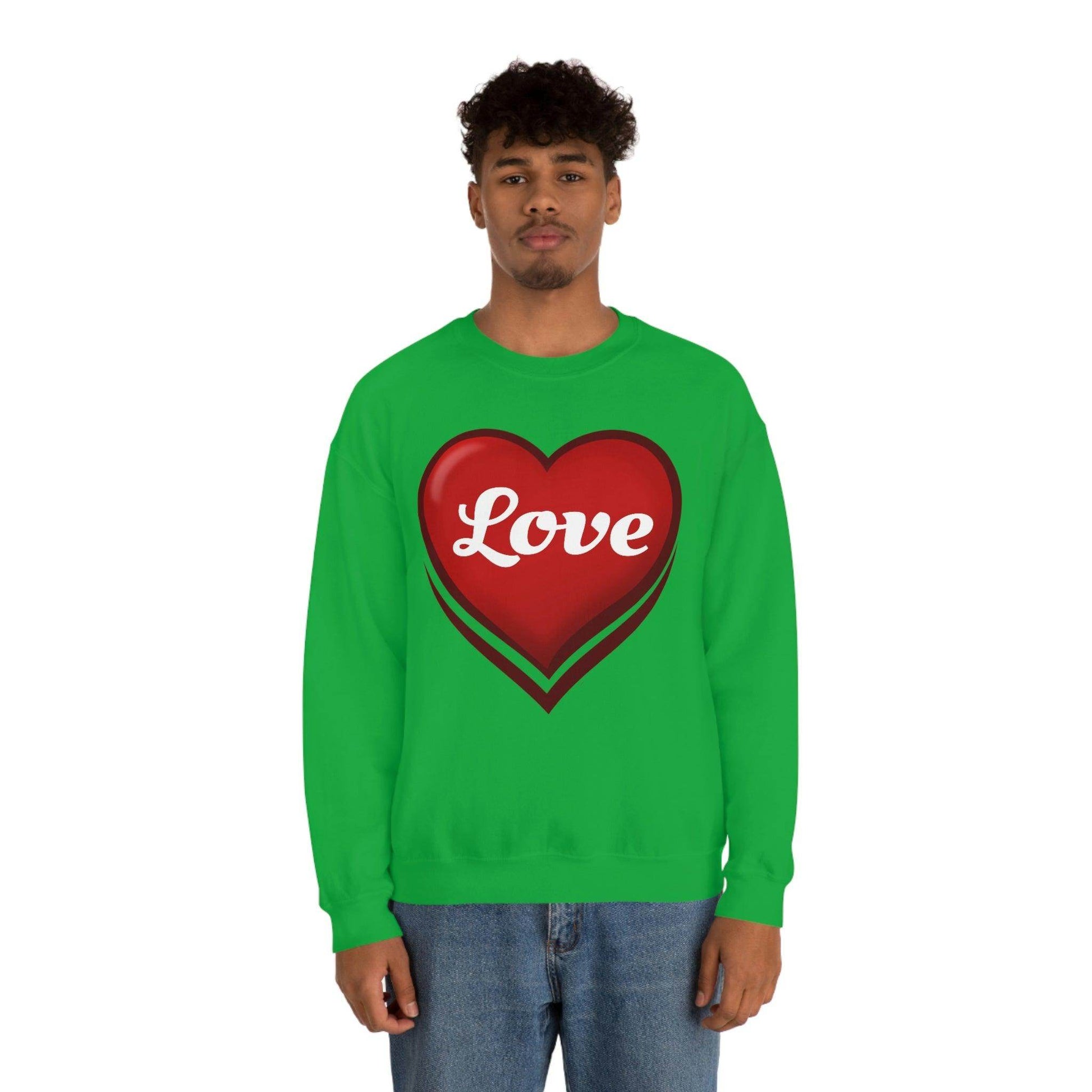 Love Sweatshirt, Valentine's Gift, - Giftsmojo
