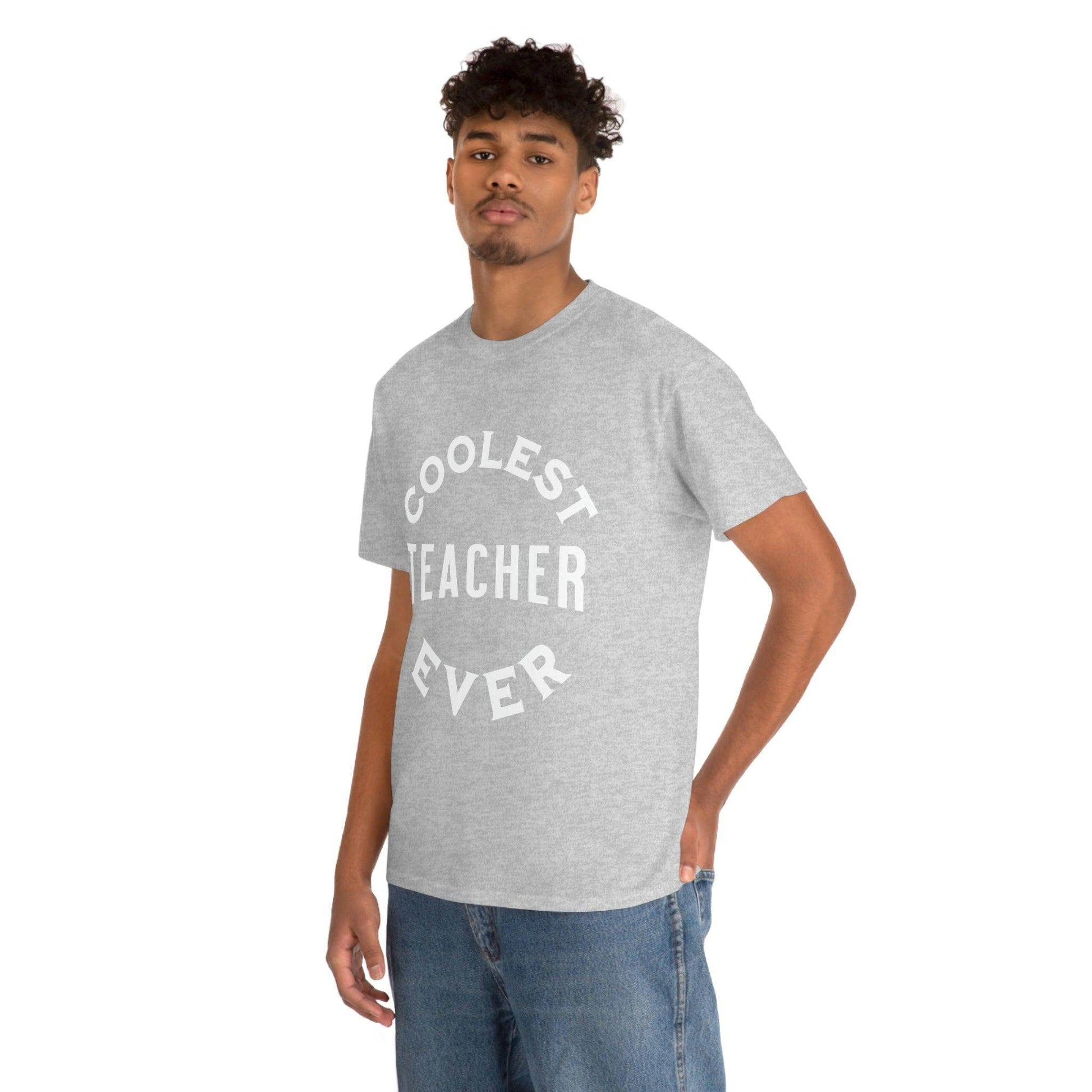 Coolest Teacher Ever Tee - cute teacher shirt - gift for teacher - Giftsmojo