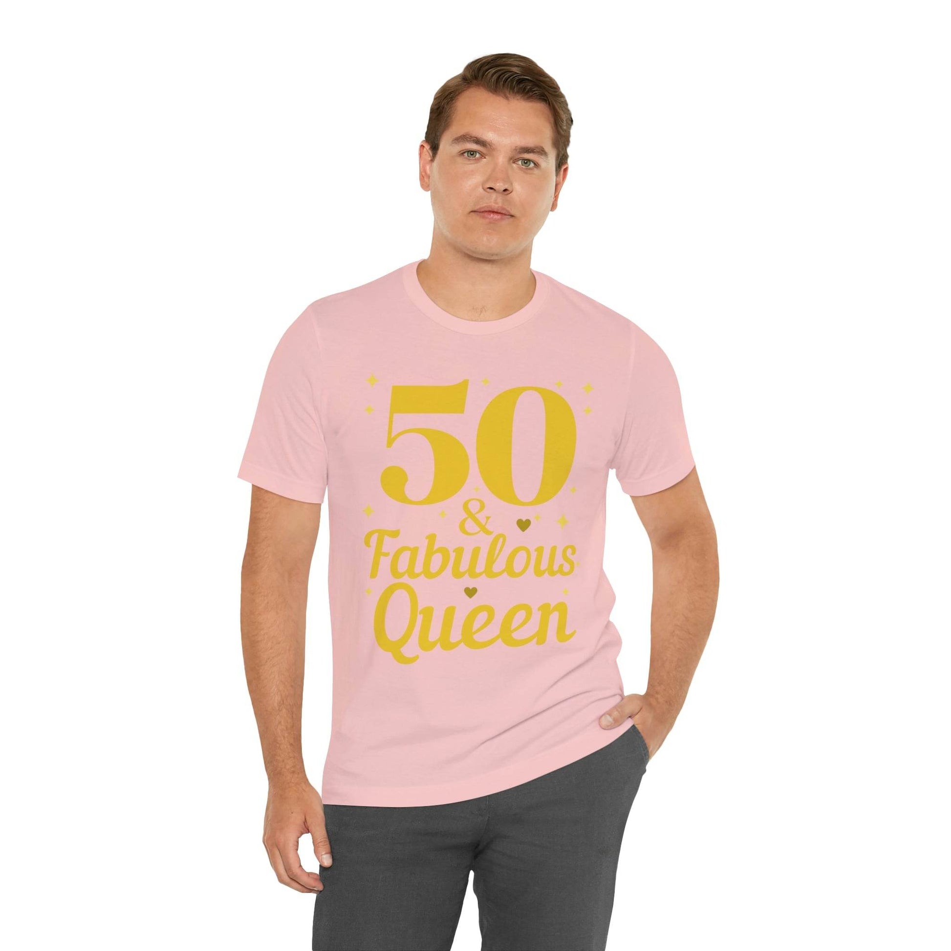 50 and Fabulous Queen shirt, Funny 50th birthday shirt - Giftsmojo