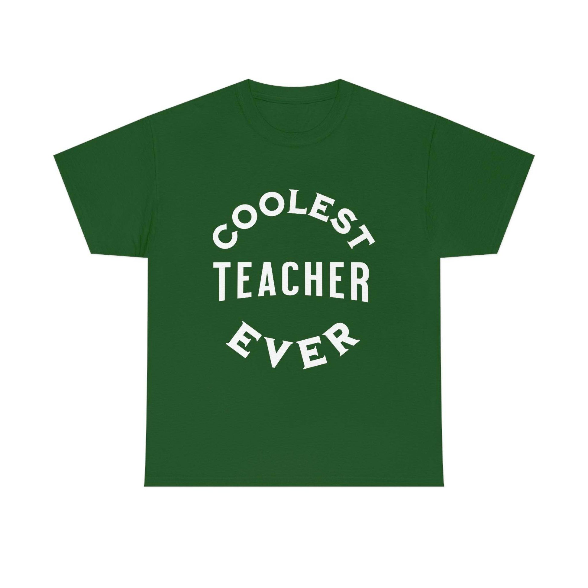 Coolest Teacher Ever Tee - cute teacher shirt - gift for teacher - Giftsmojo