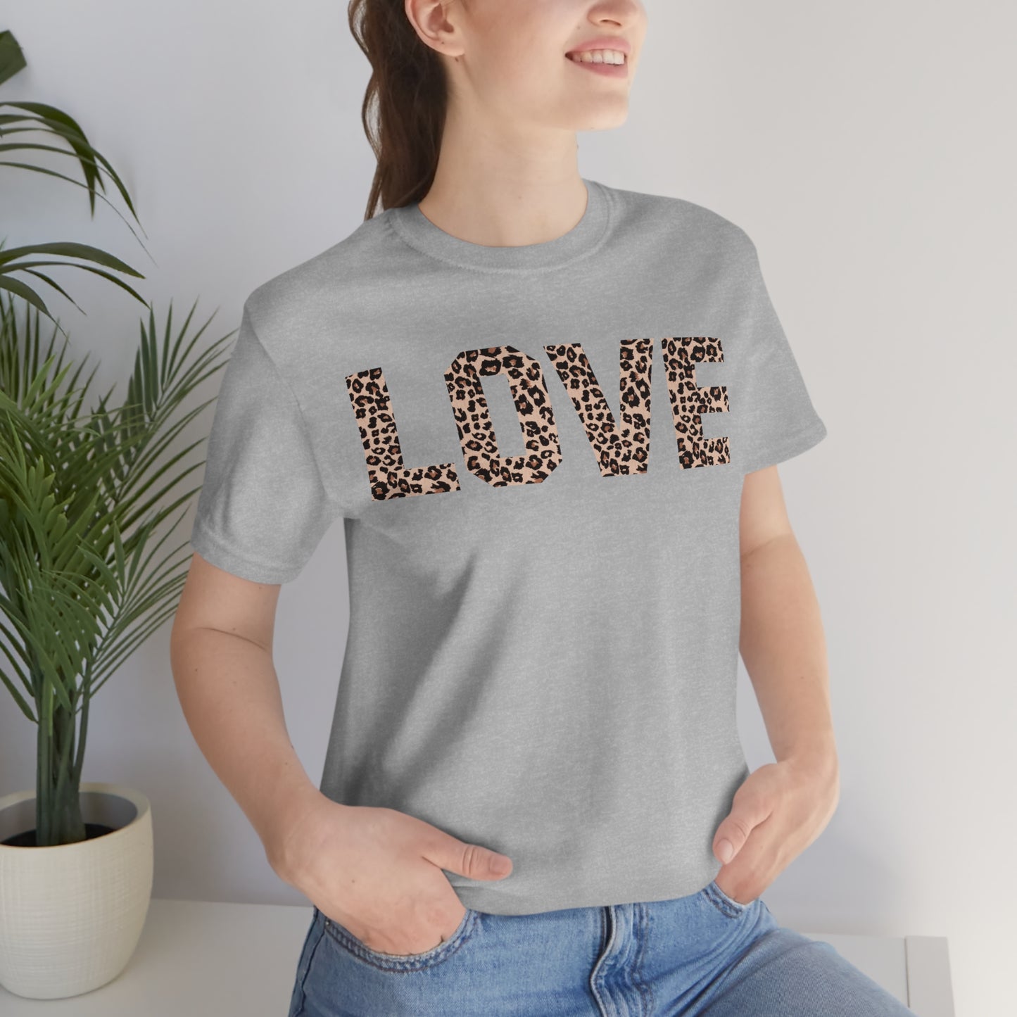 Leopard print love Tee