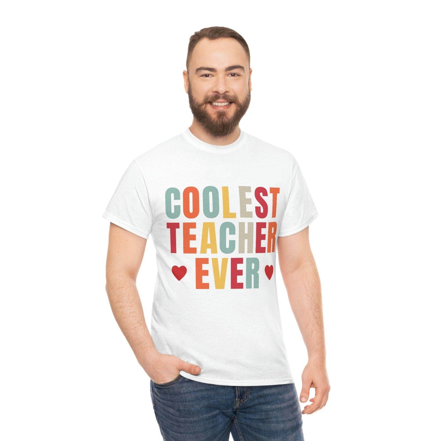 Coolest Teacher Ever T-Shirt - teacher gift - teacher appreciation - Giftsmojo