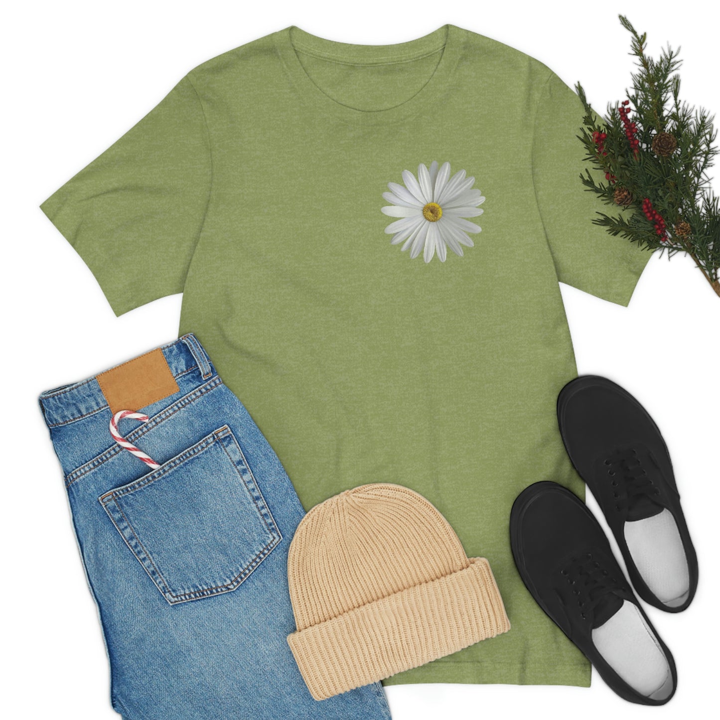 Daisy Shirt Floral Shirt Gift, Boho Shirt, Birth Month Flower, Gift For Mom, Daisy Women Shirt Flower Tee Summer Shirt,