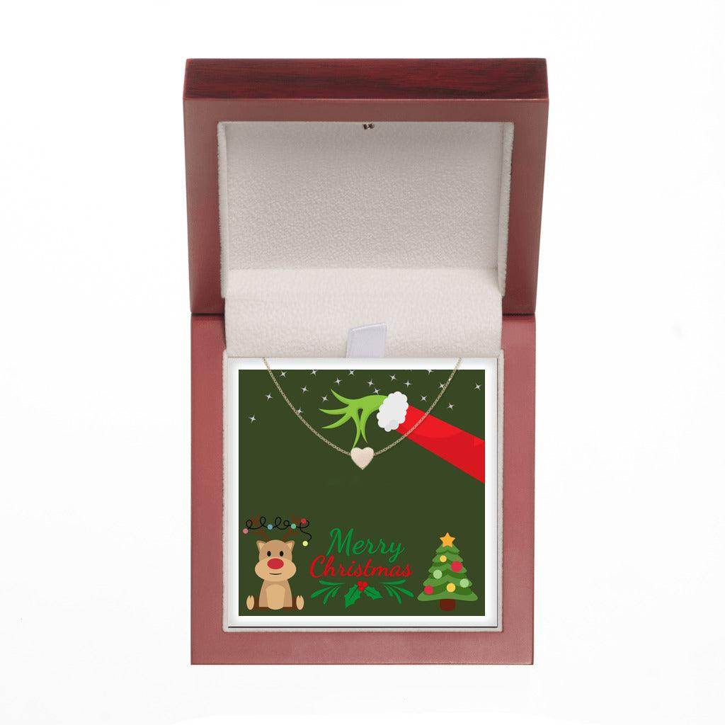 Kids Christmas Necklace - Heart Necklace for Kids - Giftsmojo