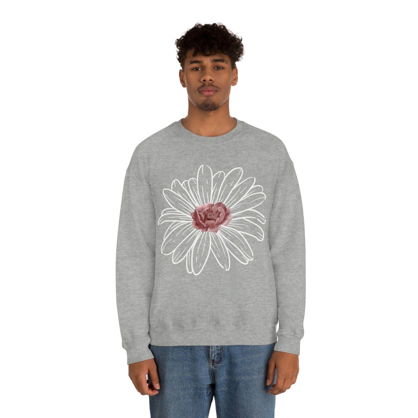 Floral Sweatshirt, Wildflower Sweatshirt, Flower sweatshirt, Wild Flowers - Giftsmojo