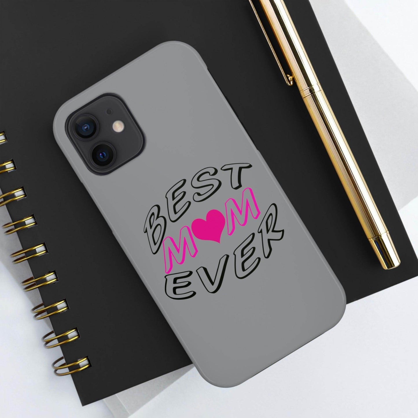 Best Mom Ever phone case, Tough Phone Cases, Mom Phone Case fit for iPhone 14 Pro, 13, 12, 11 Pro Max, Xr, Xs, 8+, 7, And Samsung S6 - Giftsmojo