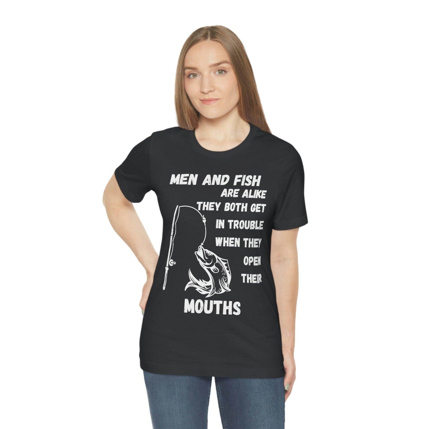 Men and Fish are Alike - Funny fishing shirt - Giftsmojo