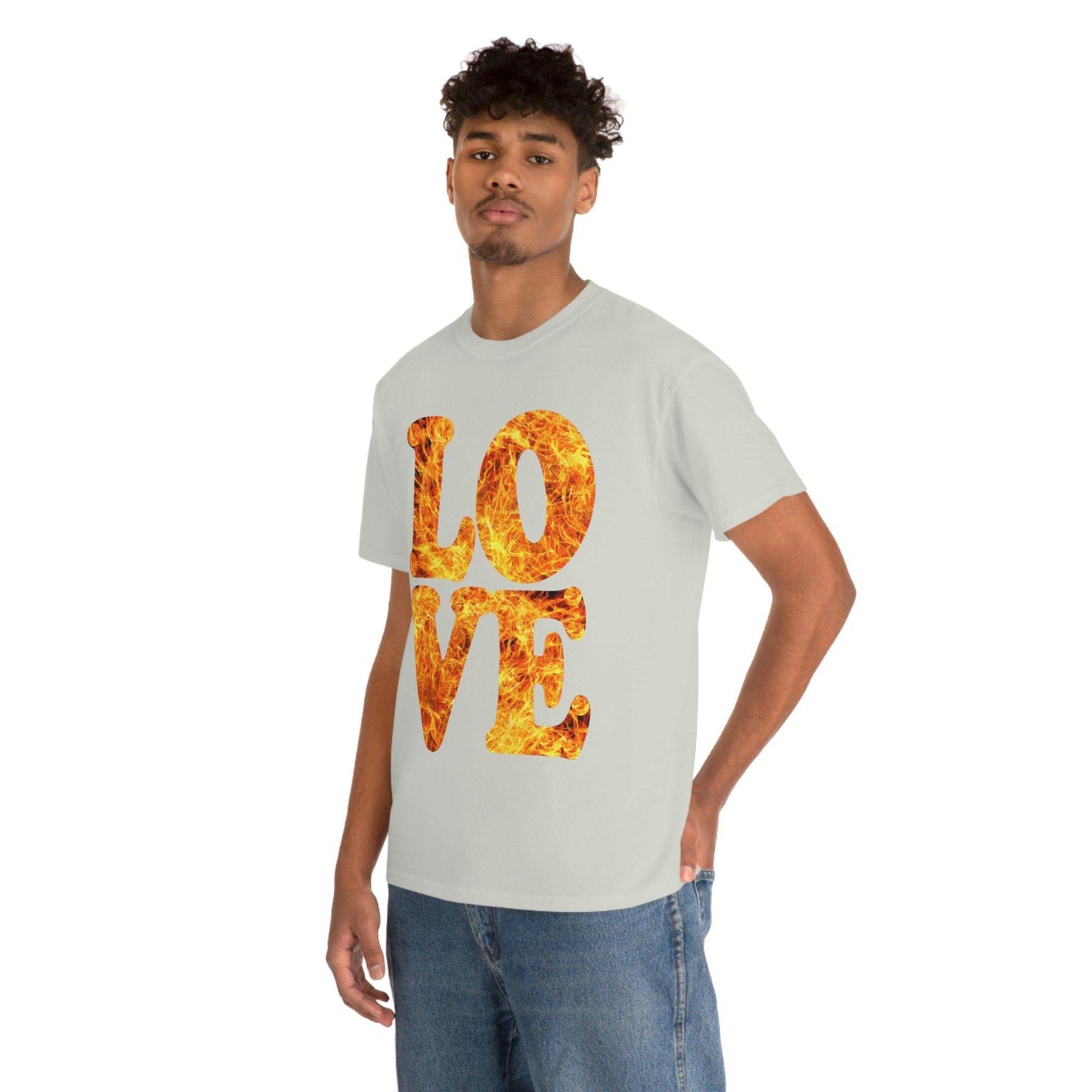 love fire big Tee - Giftsmojo