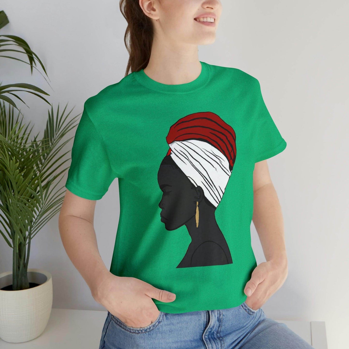 African Woman Art Shirt, Black Queen Shirt - Giftsmojo