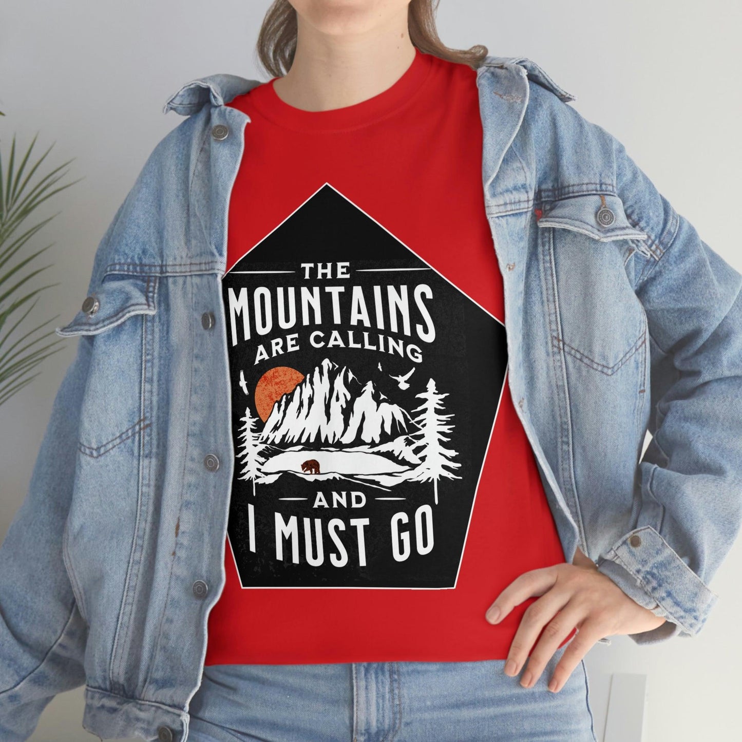 The Mountains are Calling and I Must Go Tee - Giftsmojo
