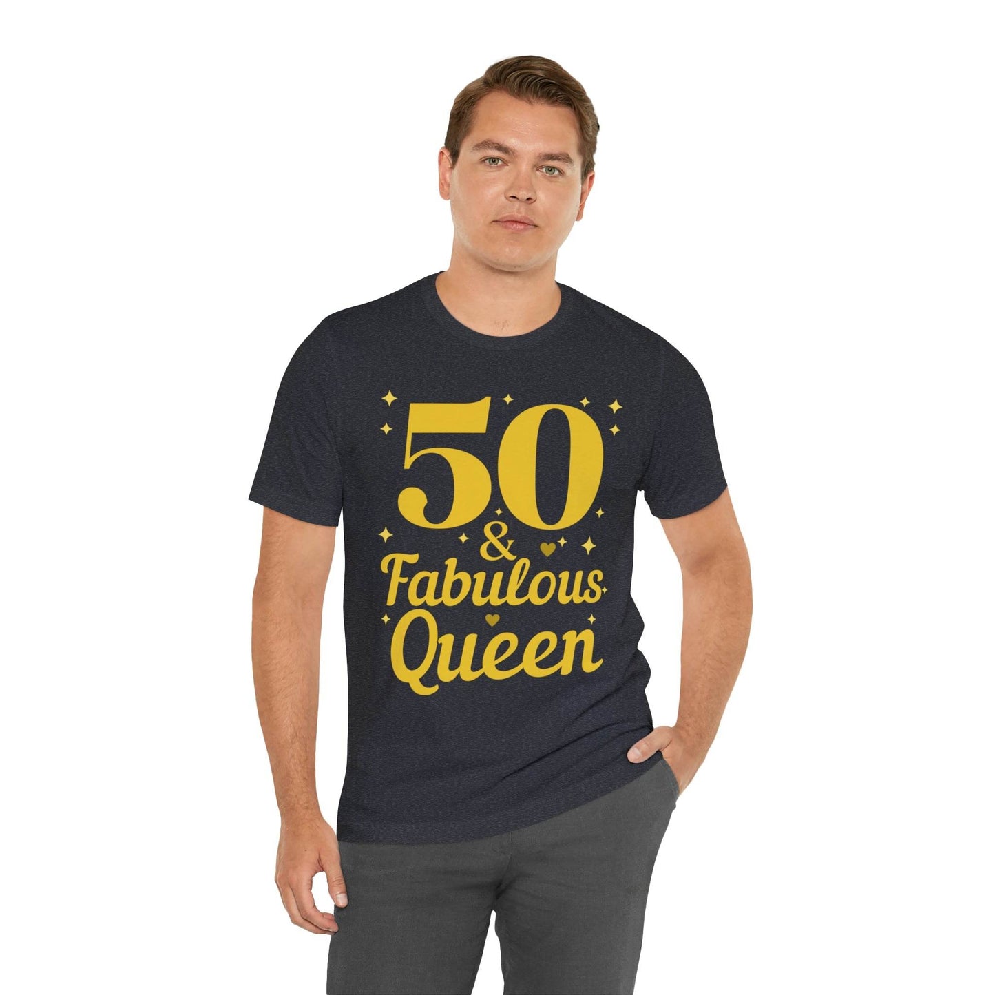 50 and Fabulous Queen shirt, Funny 50th birthday shirt - Giftsmojo