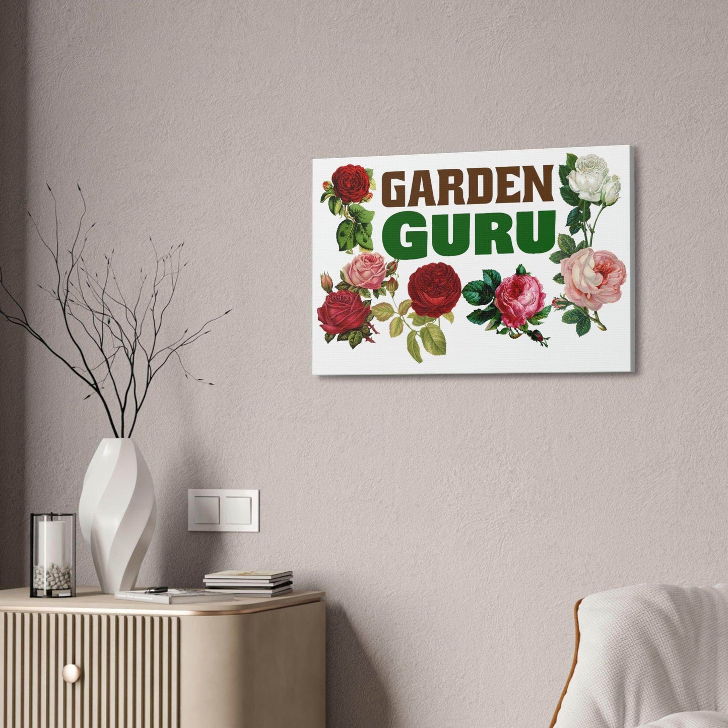 Garden Guru Canvas - Garden wall arts, gift for garden lovers - Giftsmojo