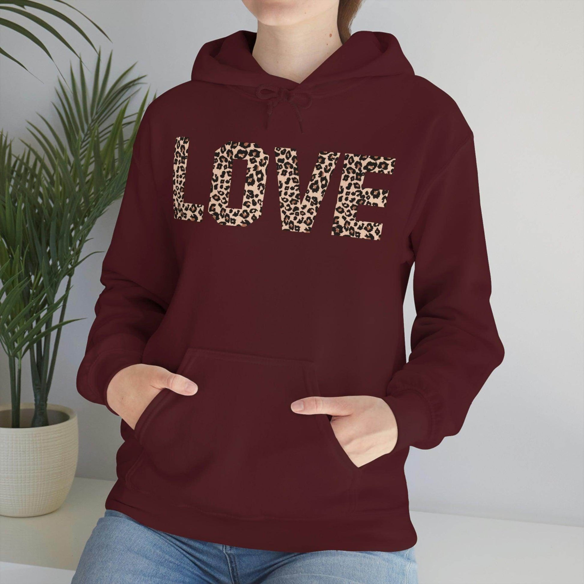Leopard print Hooded Sweatshirt - Giftsmojo