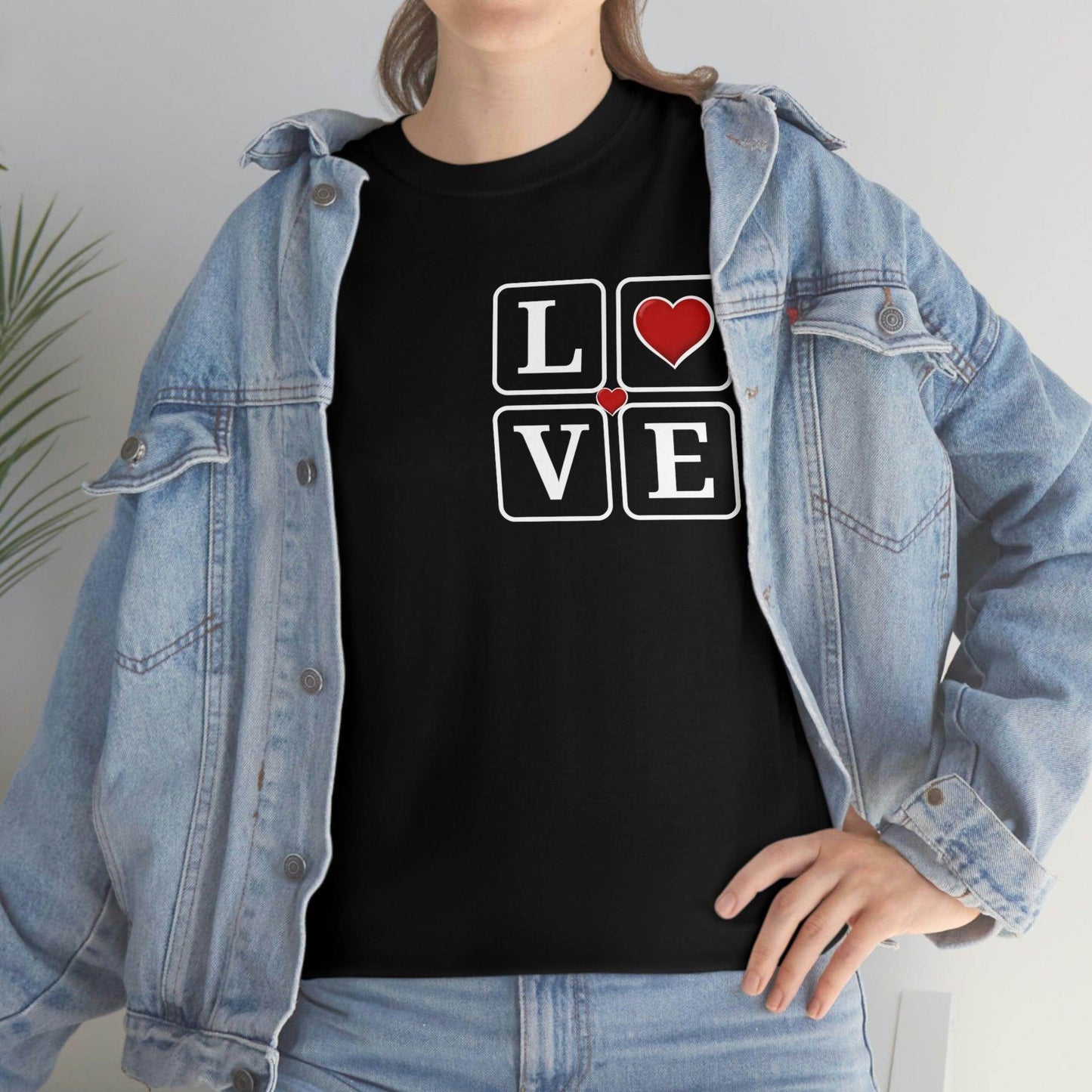Love square Hearts T-shirt - Giftsmojo