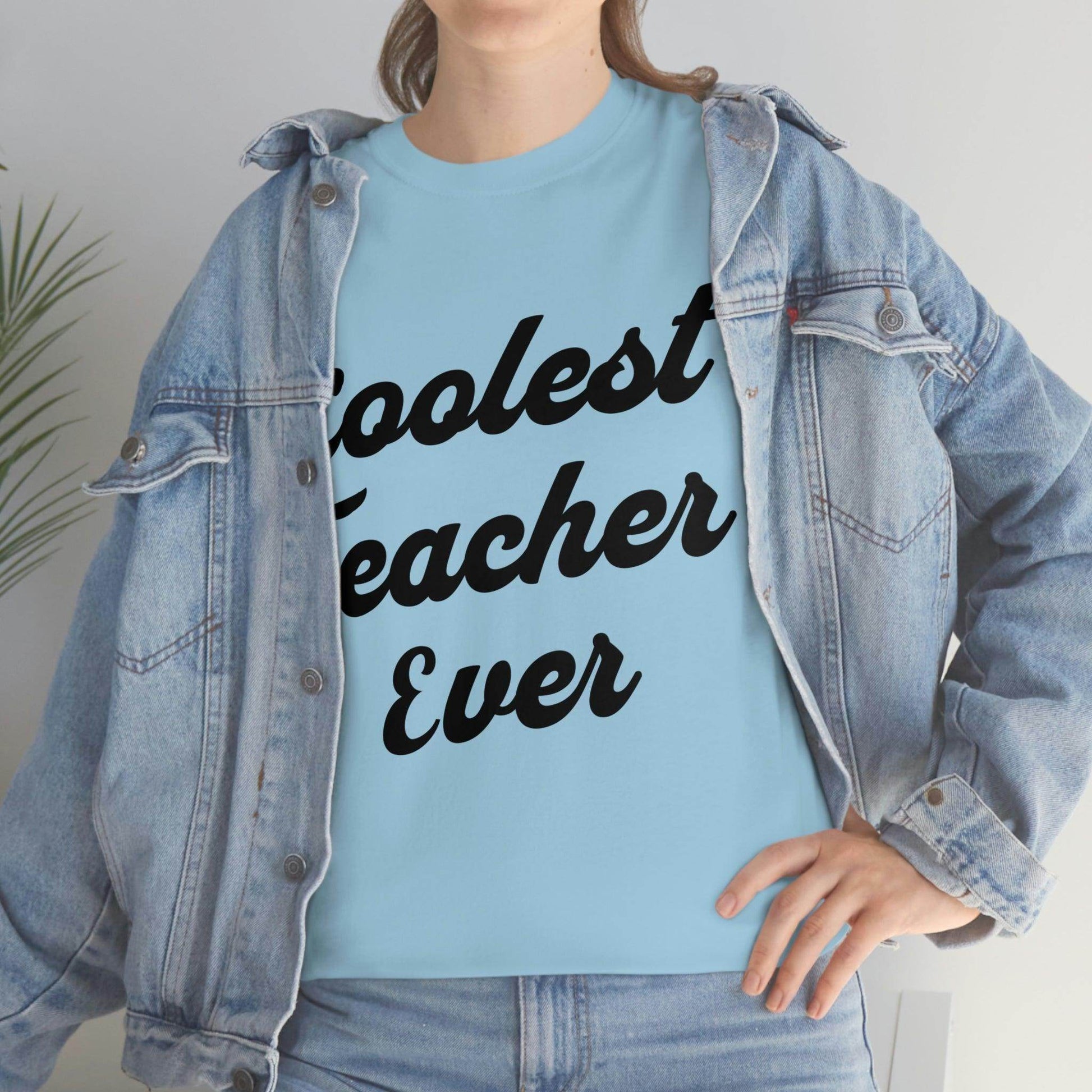 Coolest Teacher Ever T-Shirt - Teacher appreciation - gift for teachers - Giftsmojo