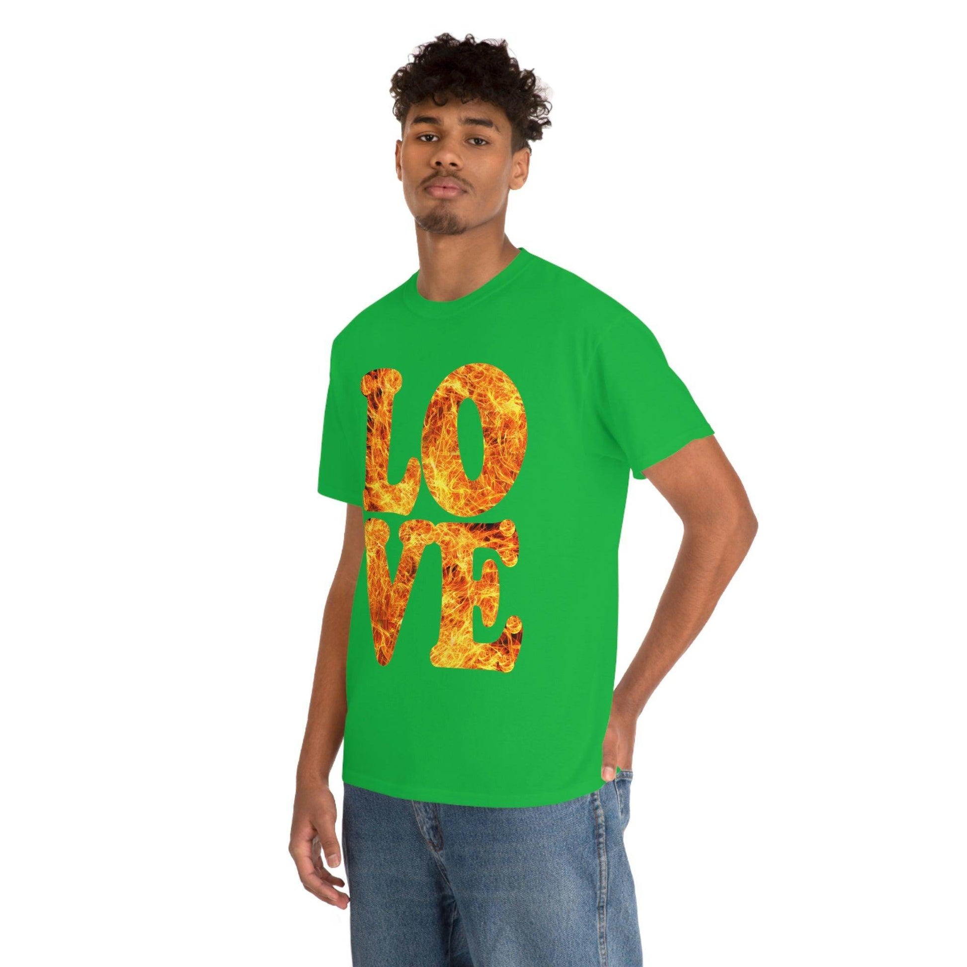 love fire big Tee - Giftsmojo