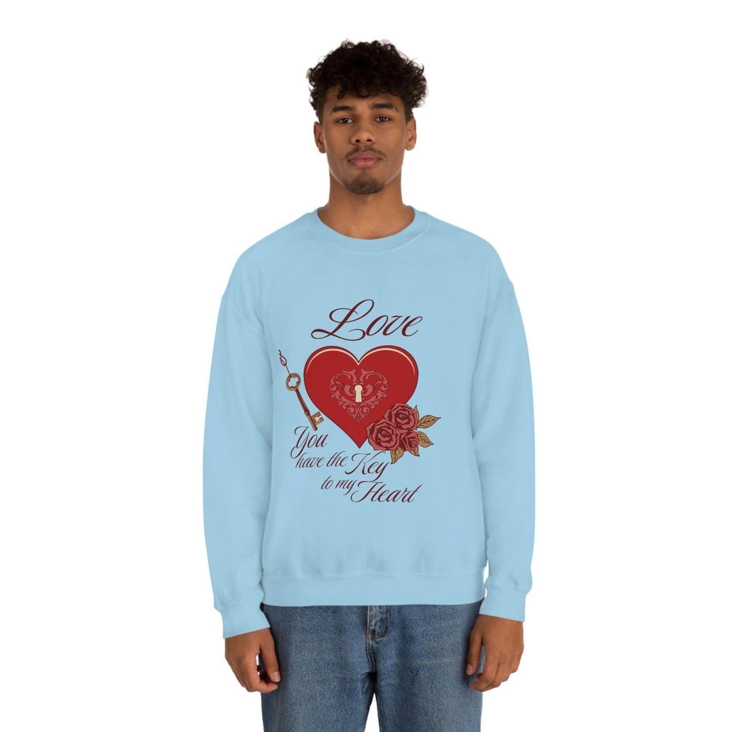 Love you have the key to my heart Sweatshirt - Giftsmojo