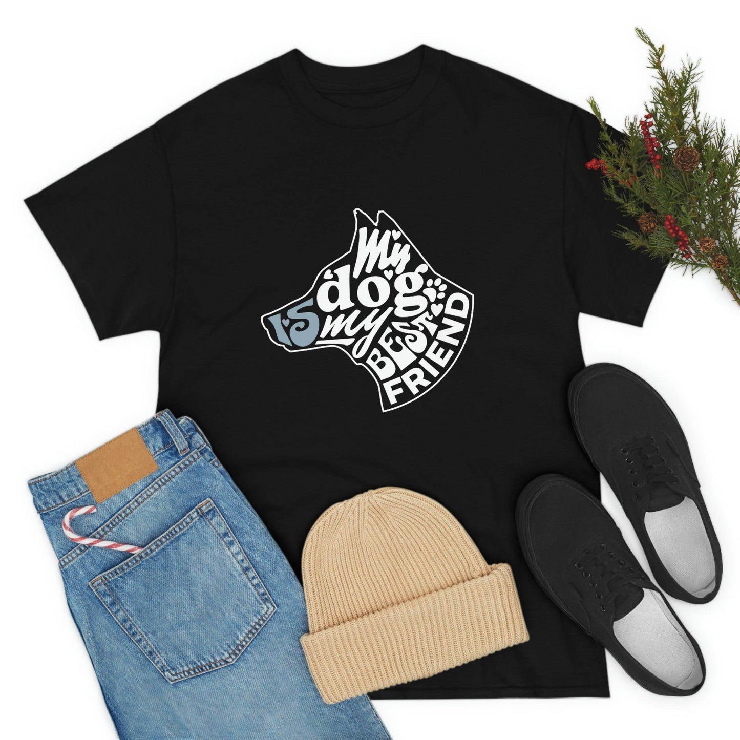 My Dog is My Best Friend Tee - Giftsmojo