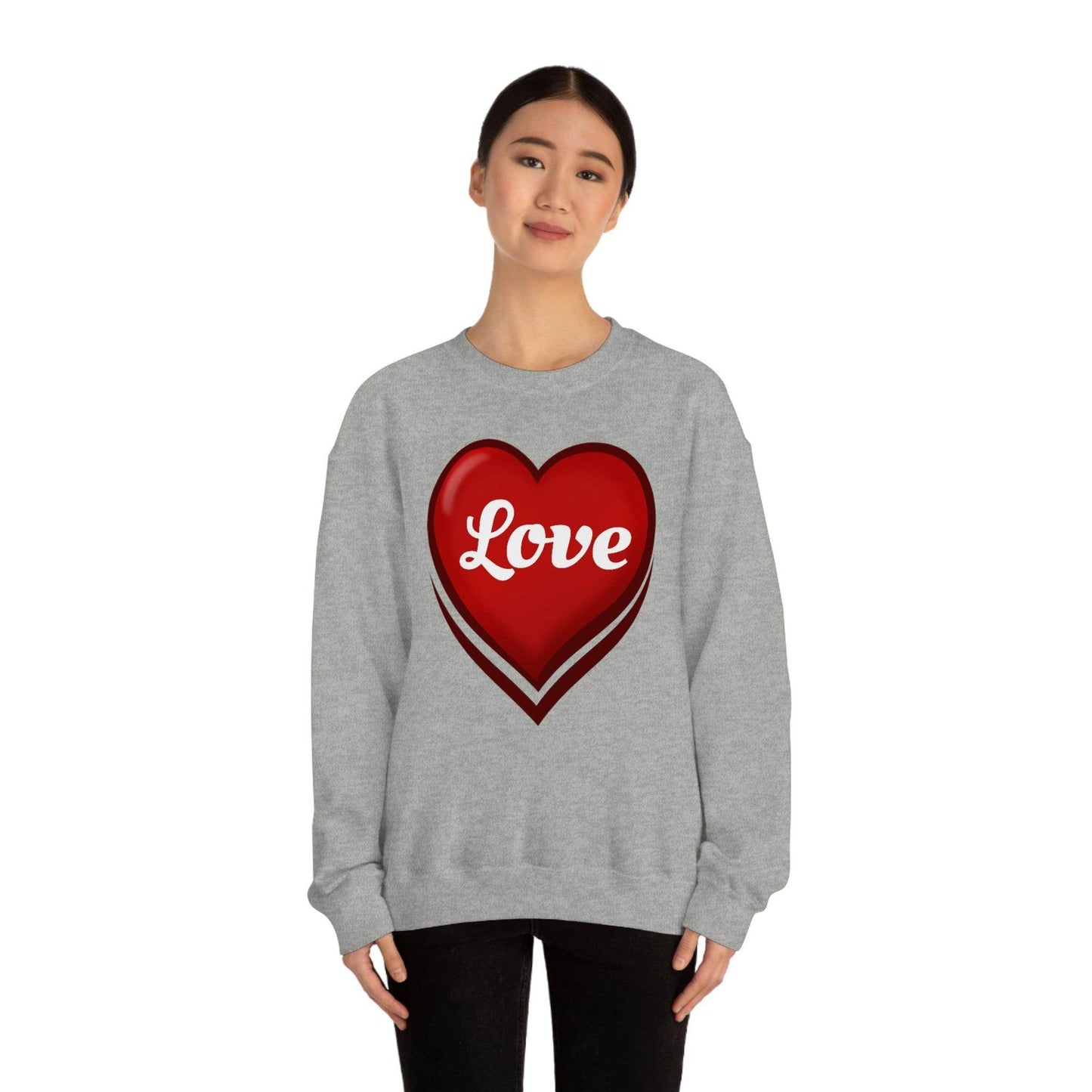 Love Sweatshirt, Valentine's Gift, - Giftsmojo