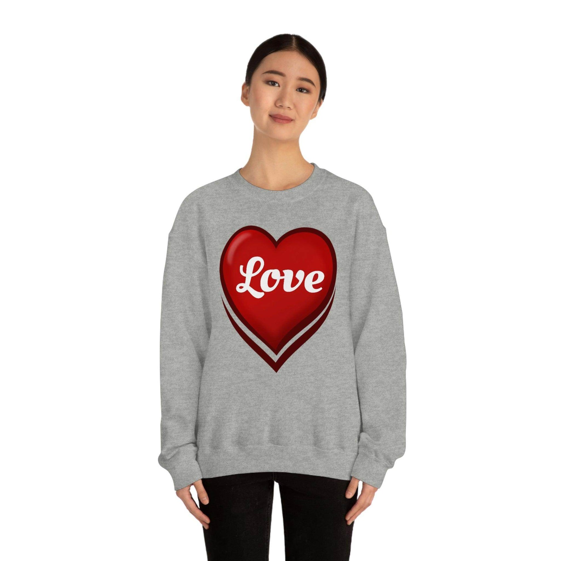 Love Sweatshirt, Valentine's Gift, - Giftsmojo