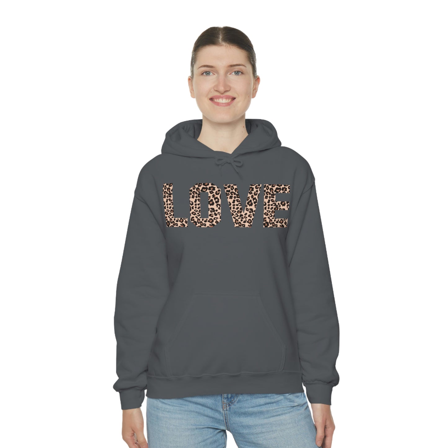 Leopard print Hooded Sweatshirt