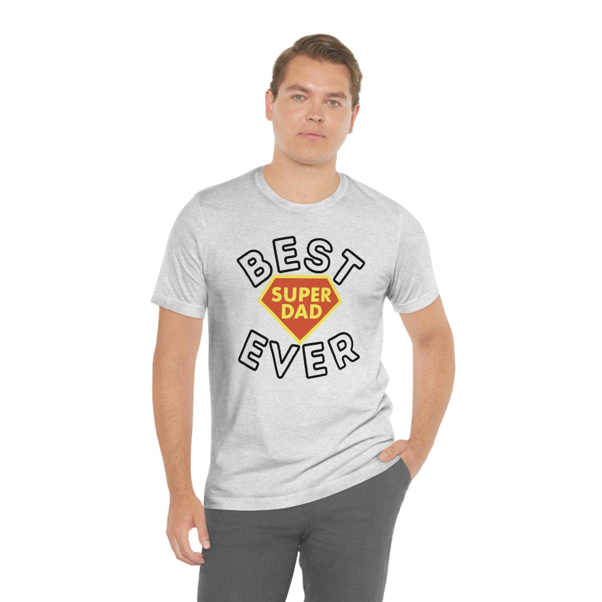 Dad Gift - Best Dad Gift - Best Super Dad Ever Shirt -Dad Shirt - Funny Fathers Gift - Husband Gift - Funny Dad Tshirt - Dad Birthday Gift - Giftsmojo