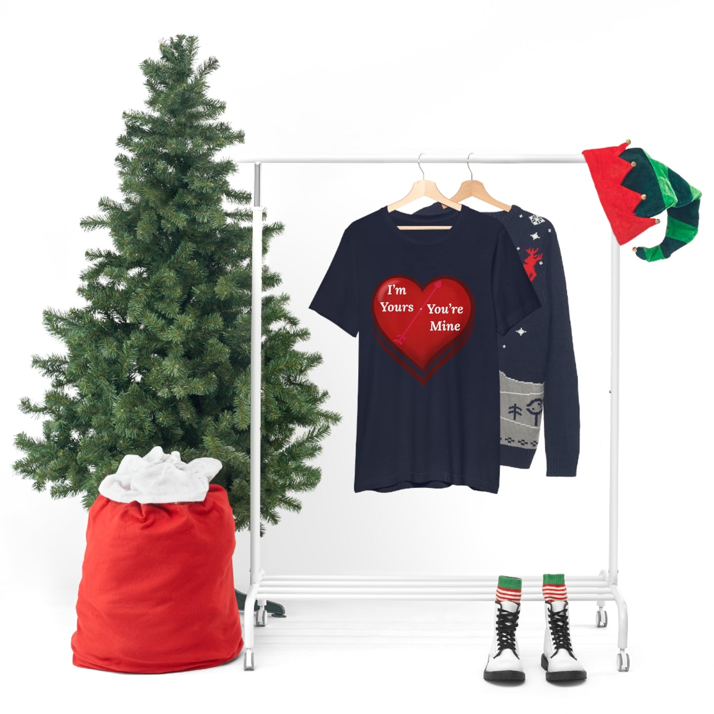 I'm Yours and You're Mine Heart Tee