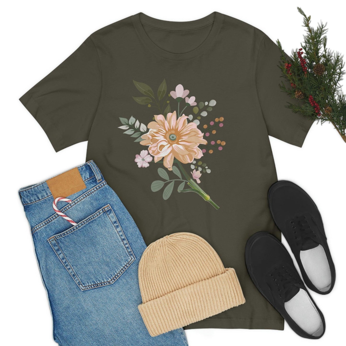 Cute Flower T-shirt - Nature lover Shirt - Cute Flower lover shirt - Giftsmojo