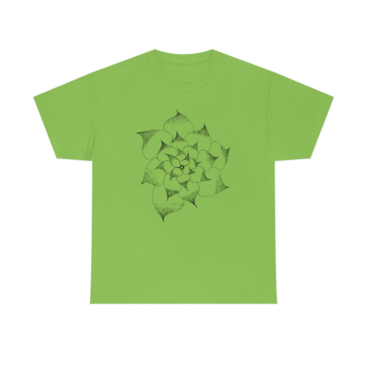 Flower Tee, custom designed tee, flower t-shirt, floral graphic tee