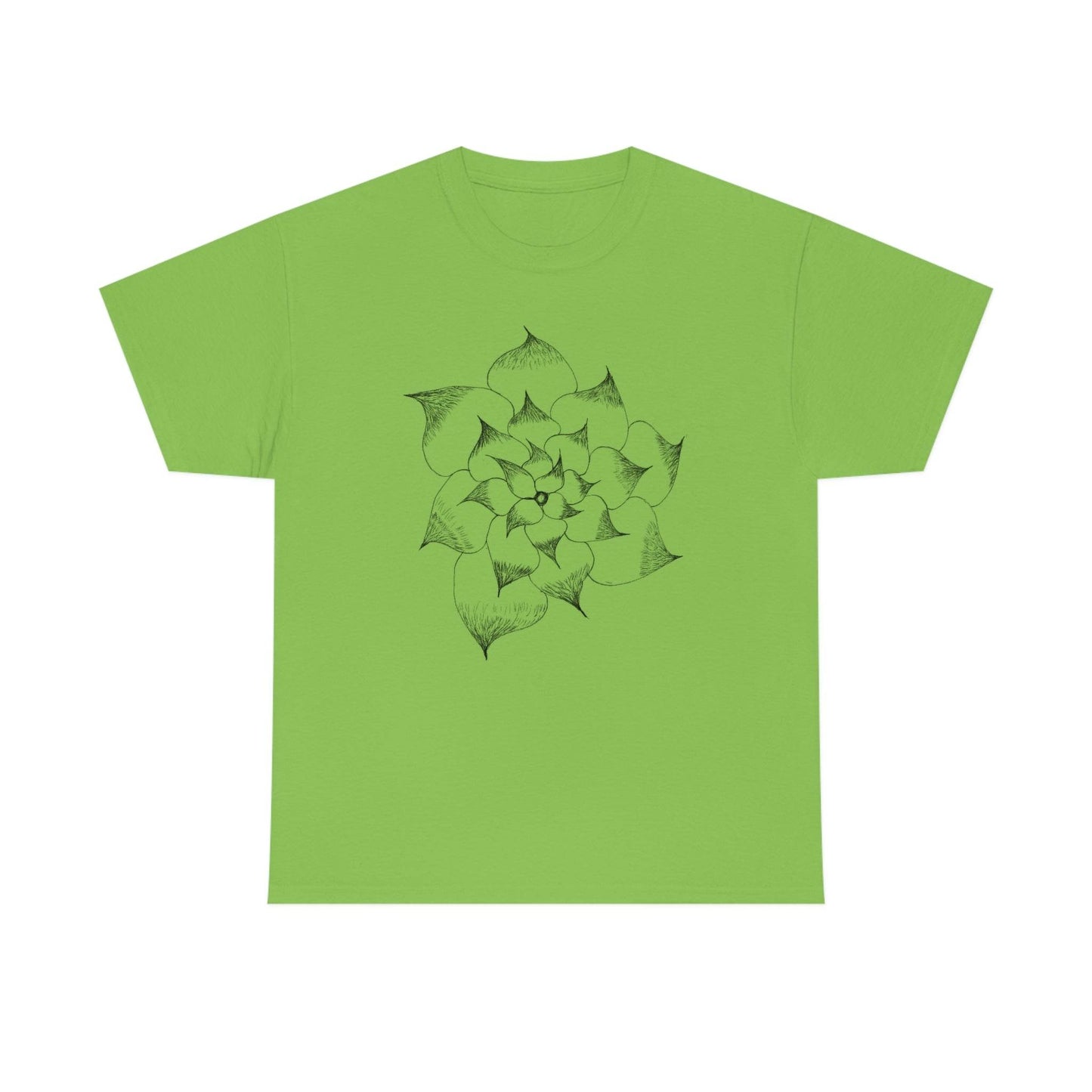 Flower Tee, custom designed tee, flower t-shirt, floral graphic tee - Giftsmojo