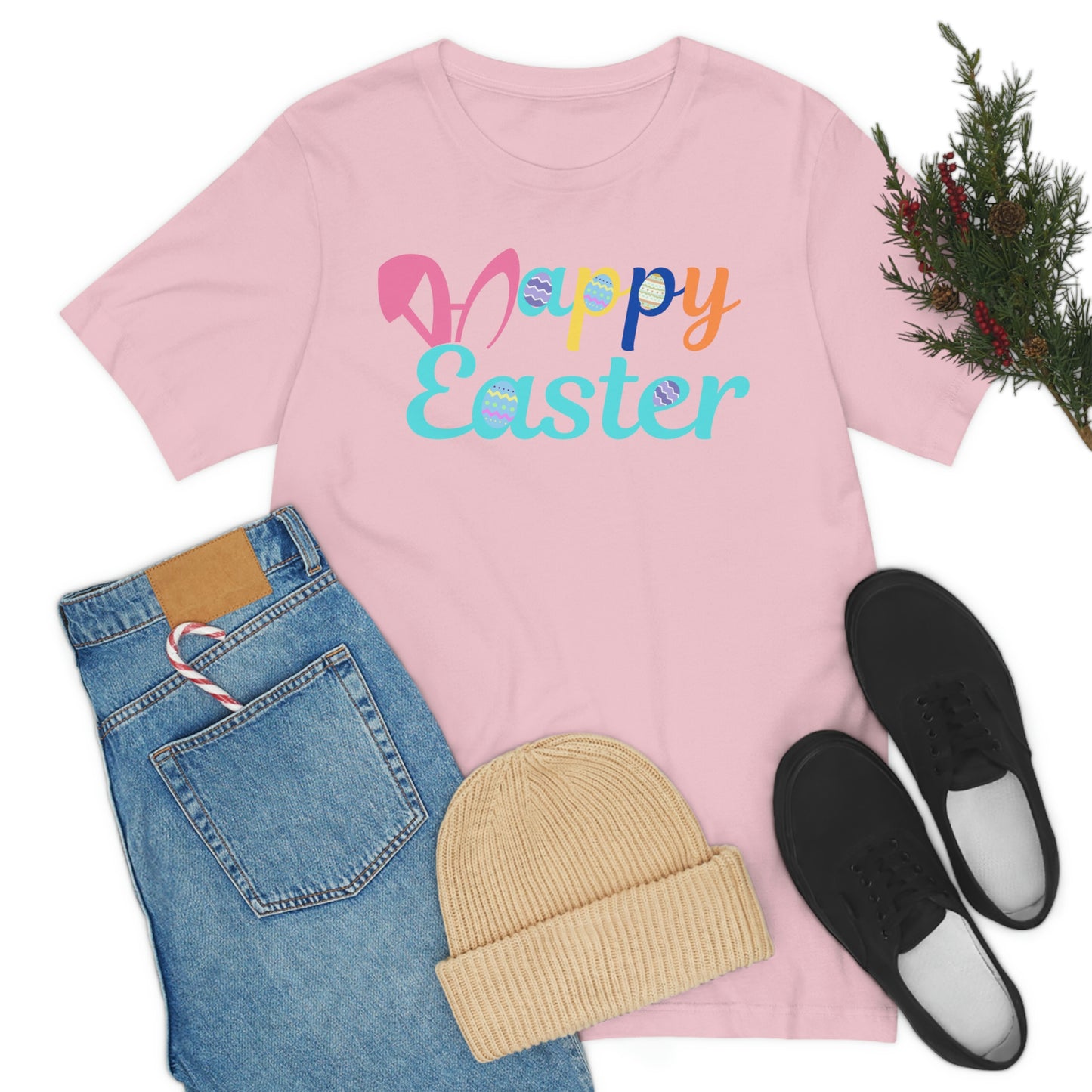 Happy Easter T-shirt, Easter gift for adults, easter shirts