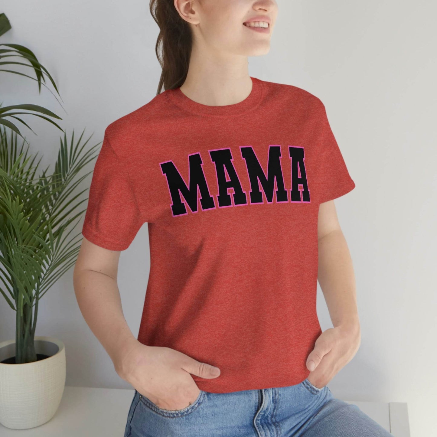 Cute Mama shirt mom shirt gift for her - mothers day shirt mothers day gift mom life shirt - retro mama shirt boy mama shirt mama t-shirt - Giftsmojo