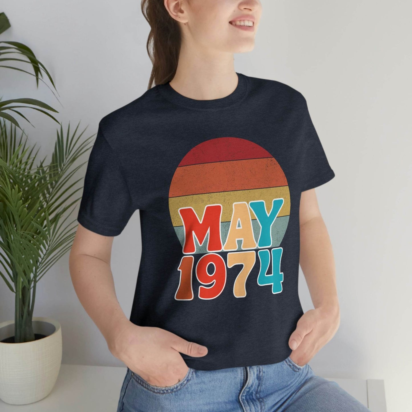 49th Birthday Shirt, 1974 Shirt, 49th Birthday Tee, Vintage 1974 Shirt, 49th Birthday Gifts, 1974 Birthday Shirt, 49th Birthday Gift - Giftsmojo