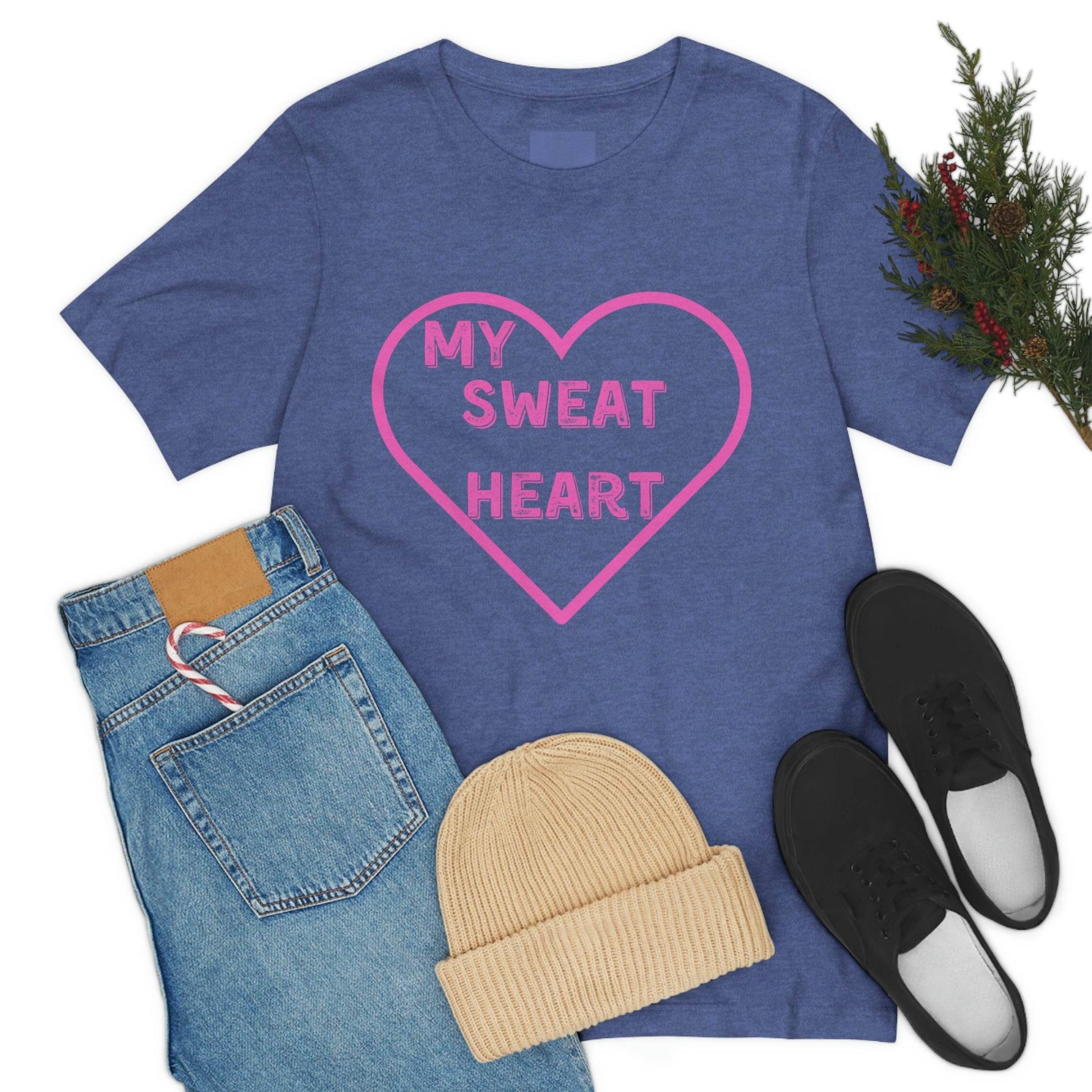 My Sweat Heart - Love shirt - Gift for wife - Gift for Husband - Gift for Girlfriend and Boyfriend - Anniversary gift - Giftsmojo
