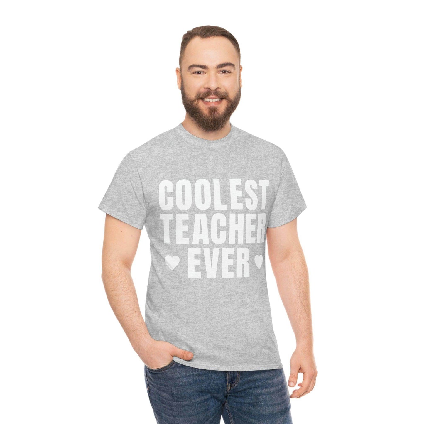 Coolest Teacher Ever Tee - Giftsmojo