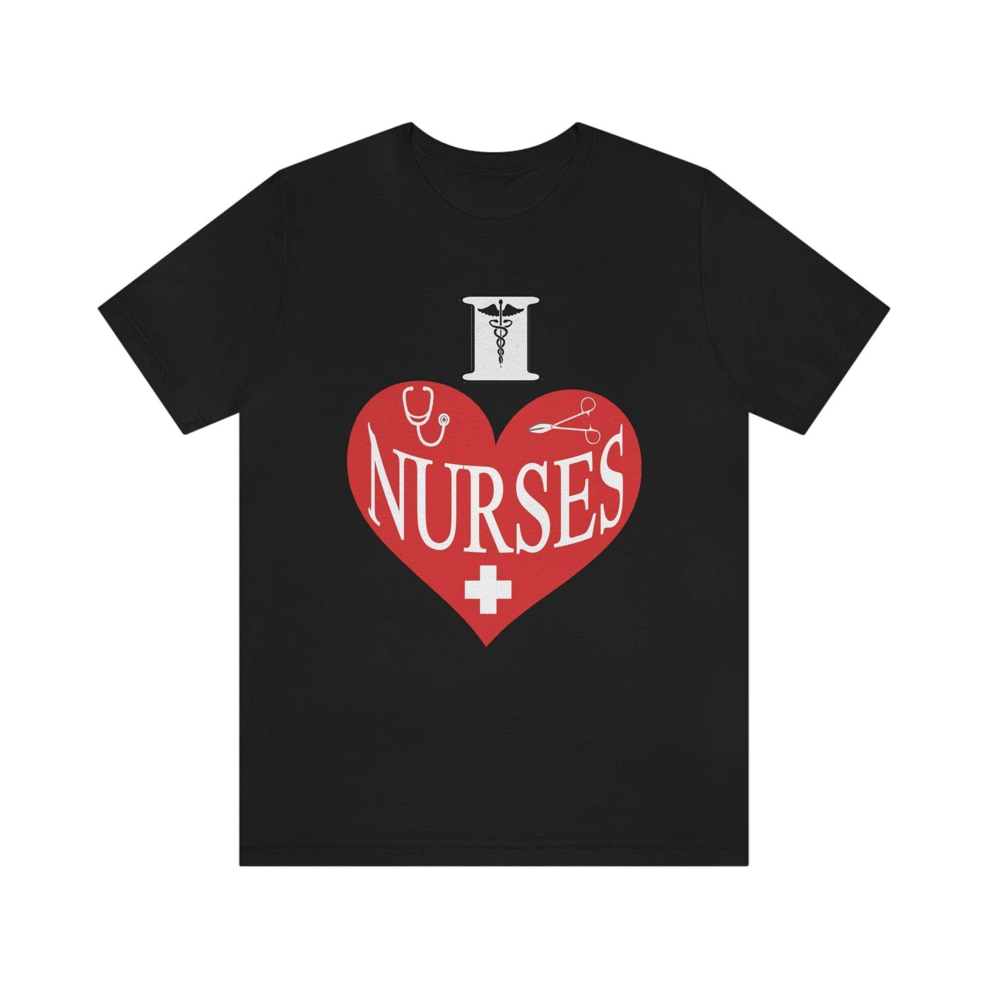 I love Nurses Tee - Giftsmojo