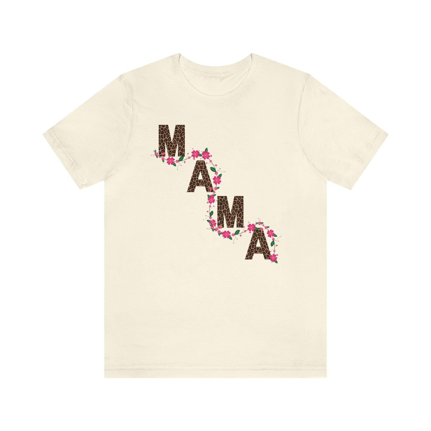 Leopard print Mama shirt Flower mama shirt - Leopard Mama Shirt mothers day shirt new mom shirt - Giftsmojo