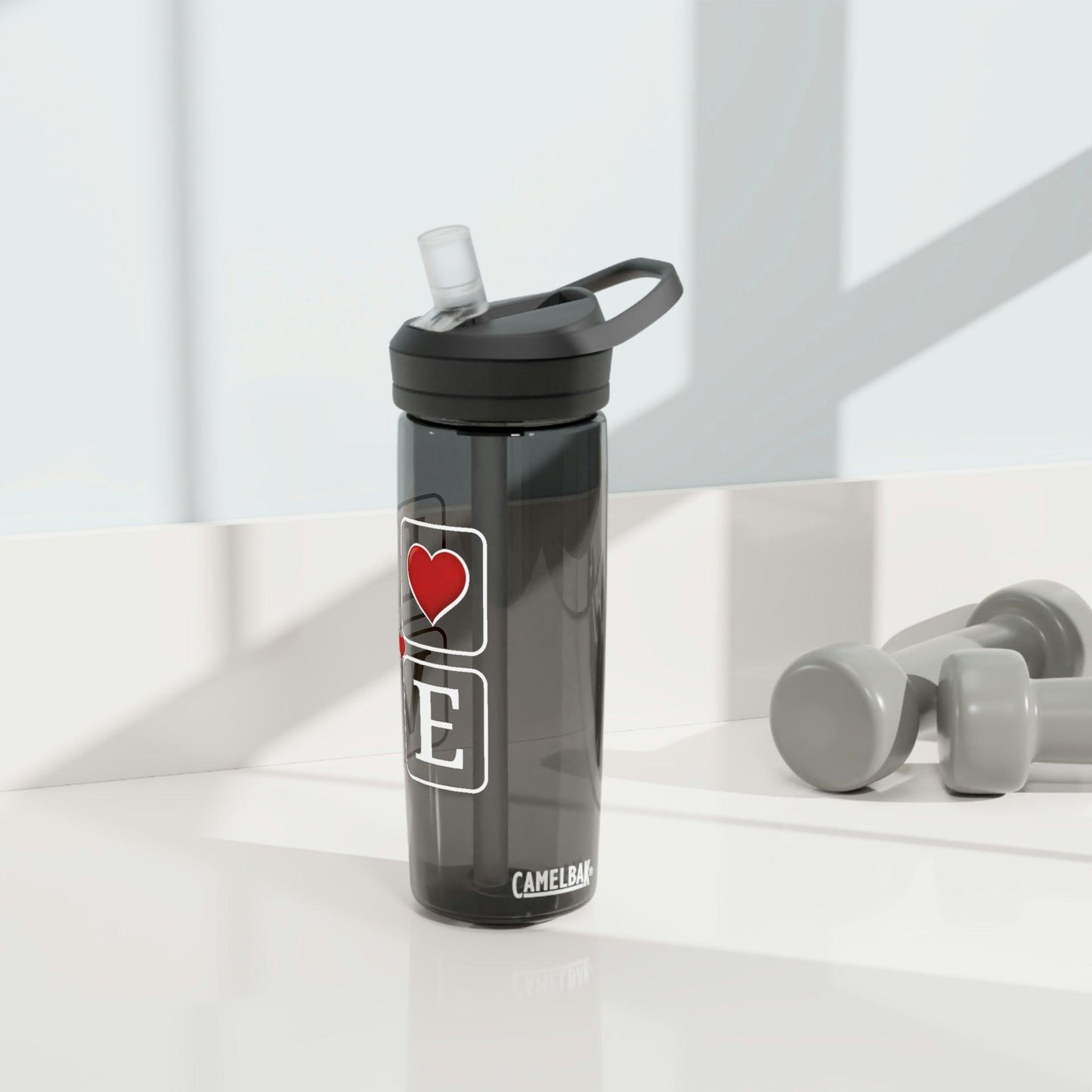 Love square with Hearts CamelBak Eddy® Water Bottle, 20oz25oz