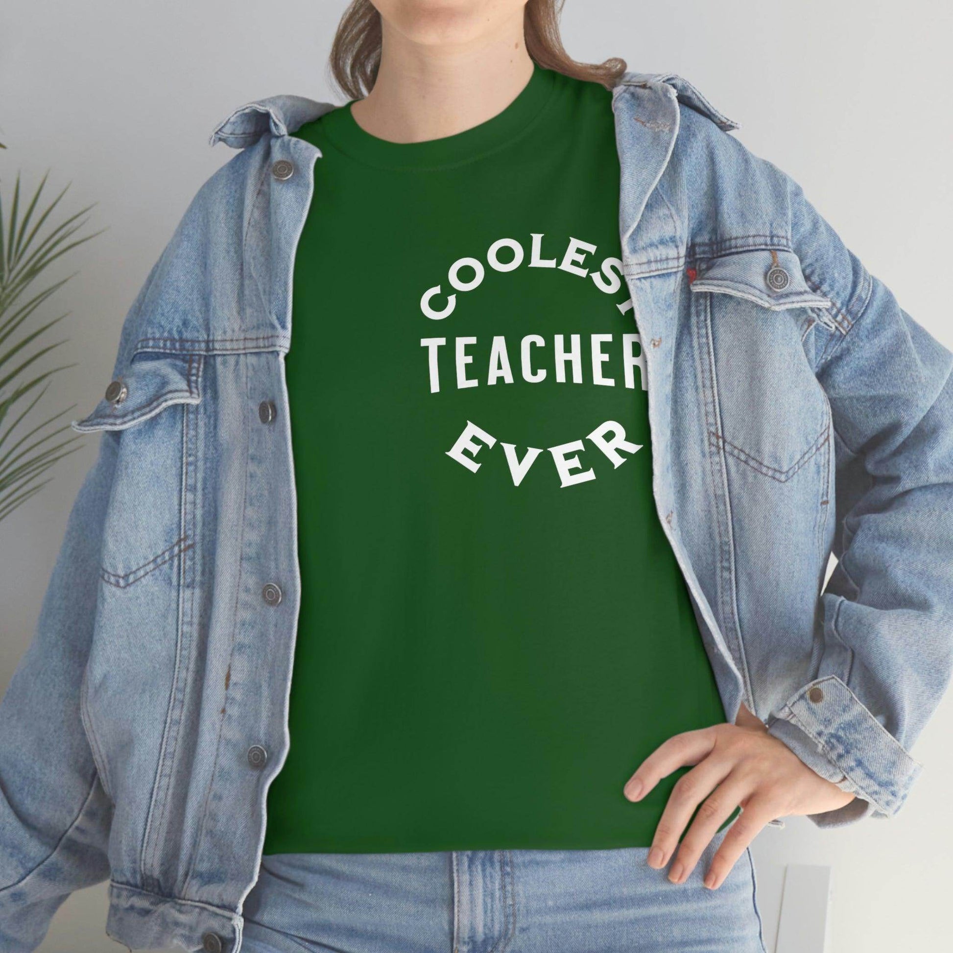 Coolest Teacher Ever Shirt - gift for teachers - teacher appreciation gift - Giftsmojo