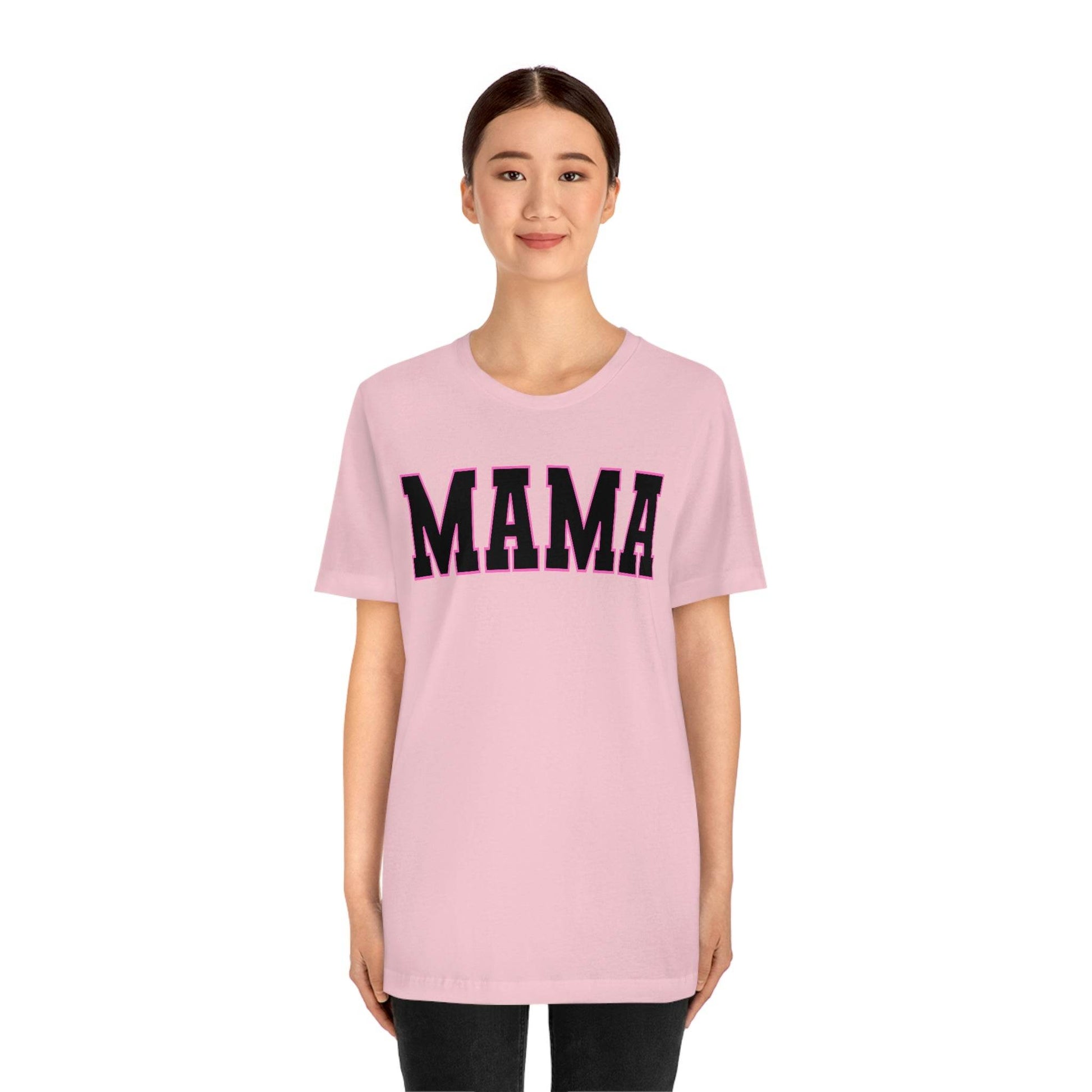 Cute Mama shirt mom shirt gift for her - mothers day shirt mothers day gift mom life shirt - retro mama shirt boy mama shirt mama t-shirt - Giftsmojo