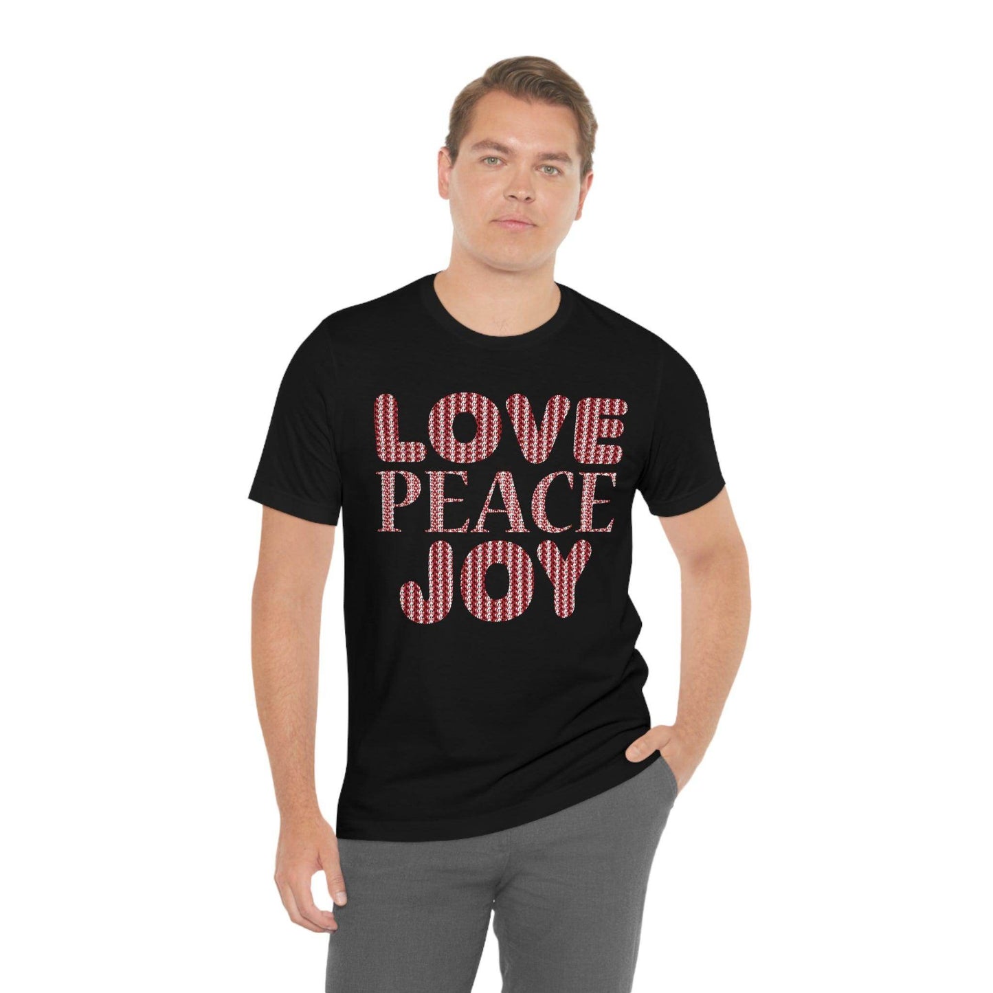 love peace joy Tee - Giftsmojo