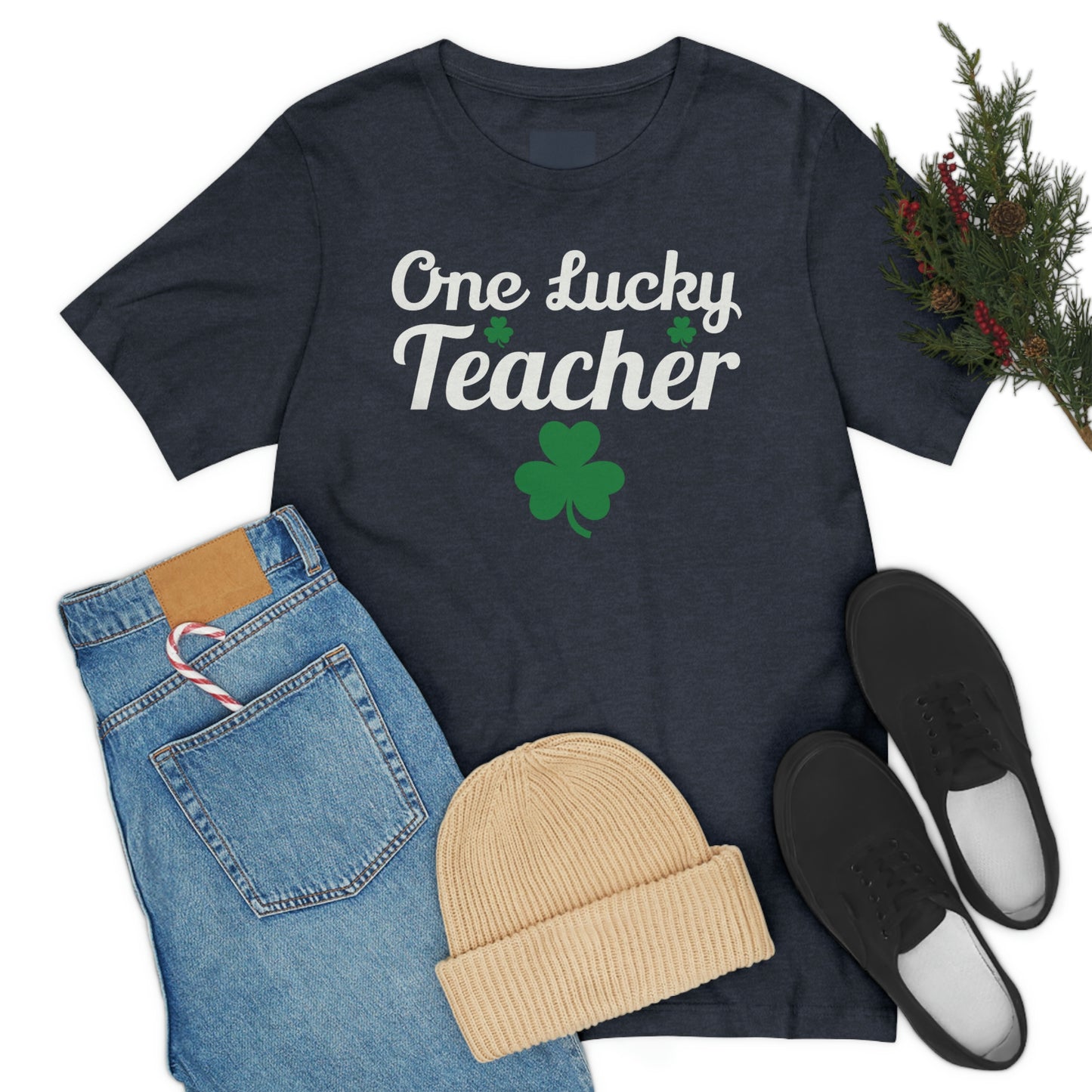 Feeling Lucky Shirt One Lucky Teacher Shirt St Patrick's Day shirt - Funny St Paddy's day Funny Shirt Shamrock shirt shenanigans shirt