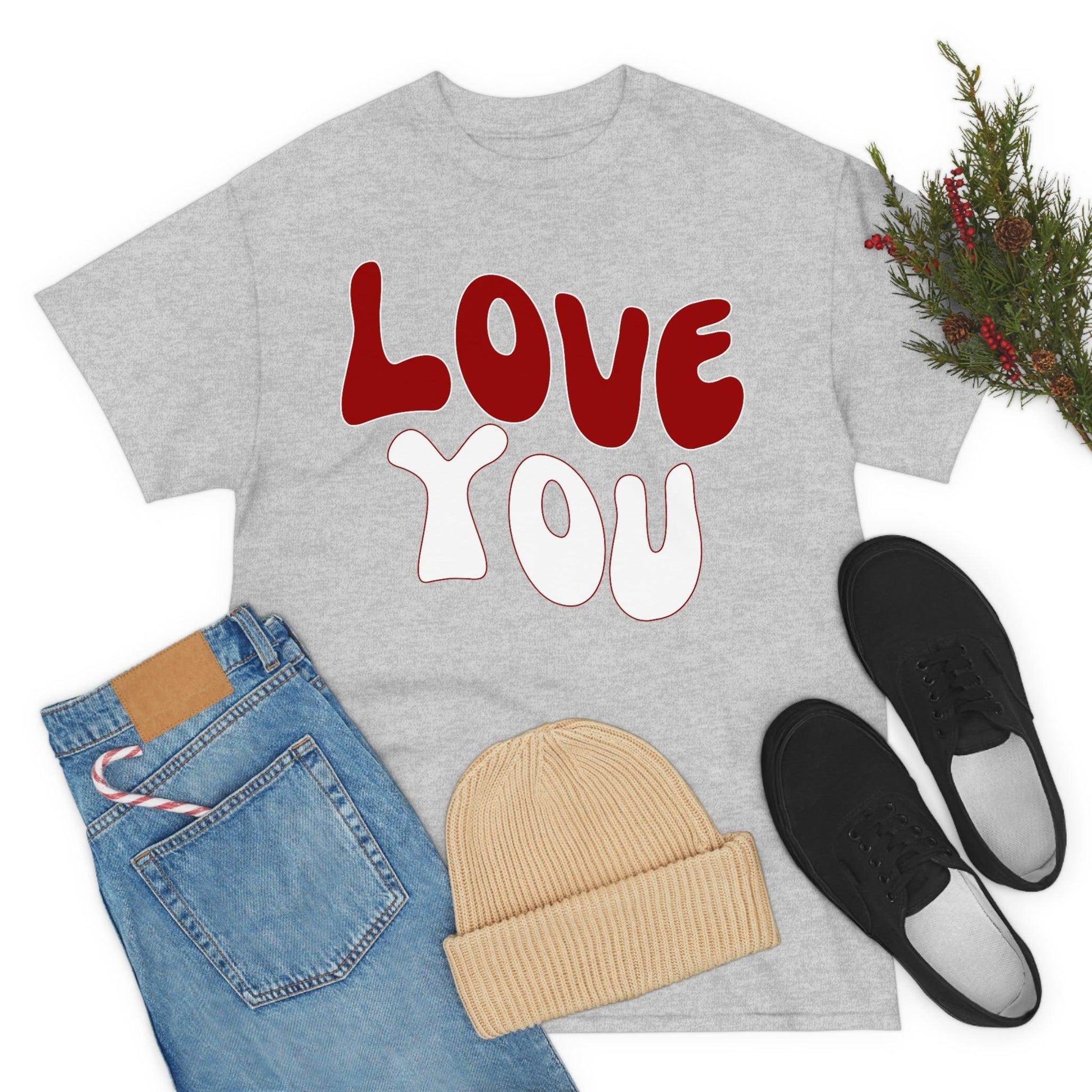 Love You Tee - Giftsmojo