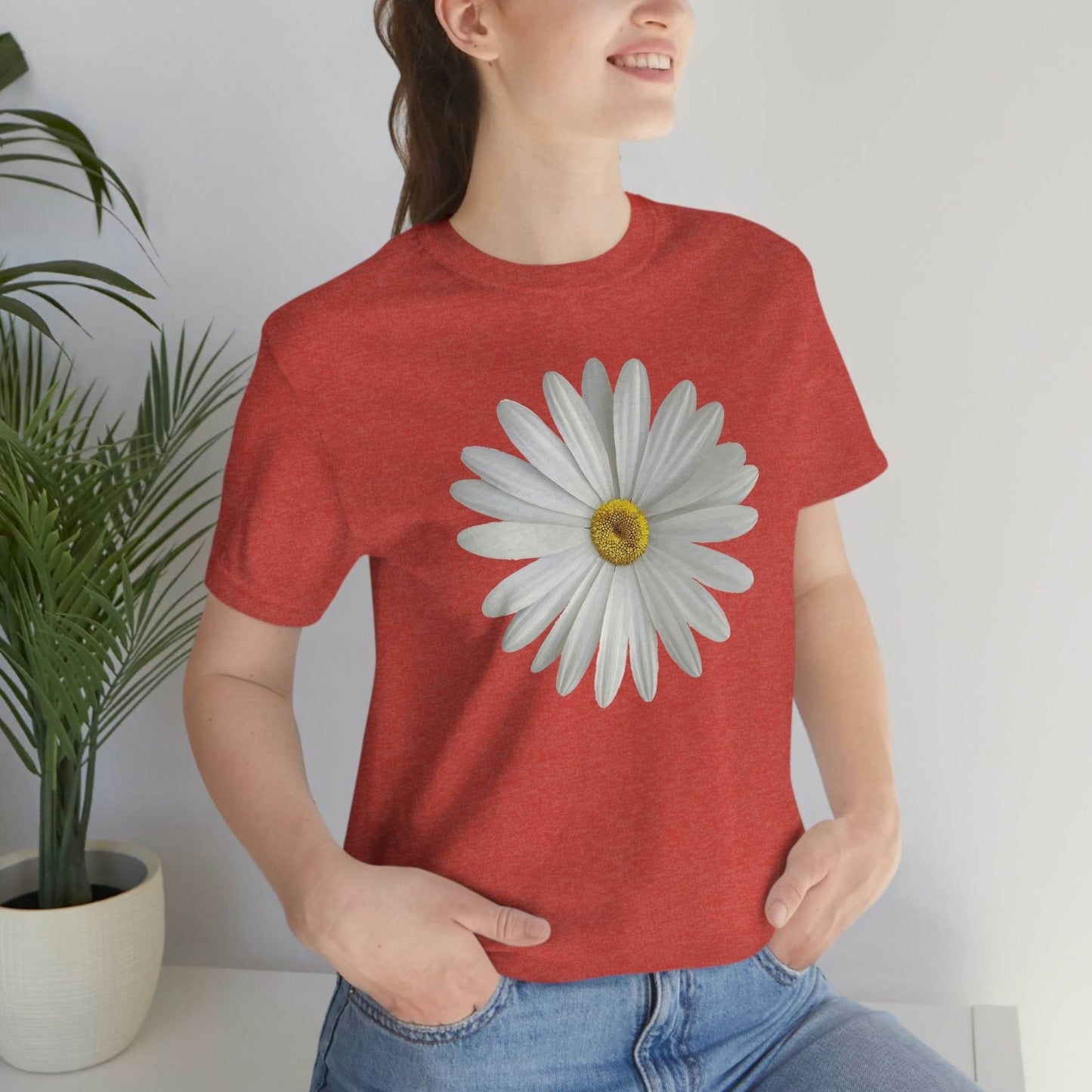 Daisy Shirt Floral Shirt Gift, Wildflower Shirt, Gift For Mom, Daisy Women Shirt Flower Tee Summer Shirt, - Giftsmojo