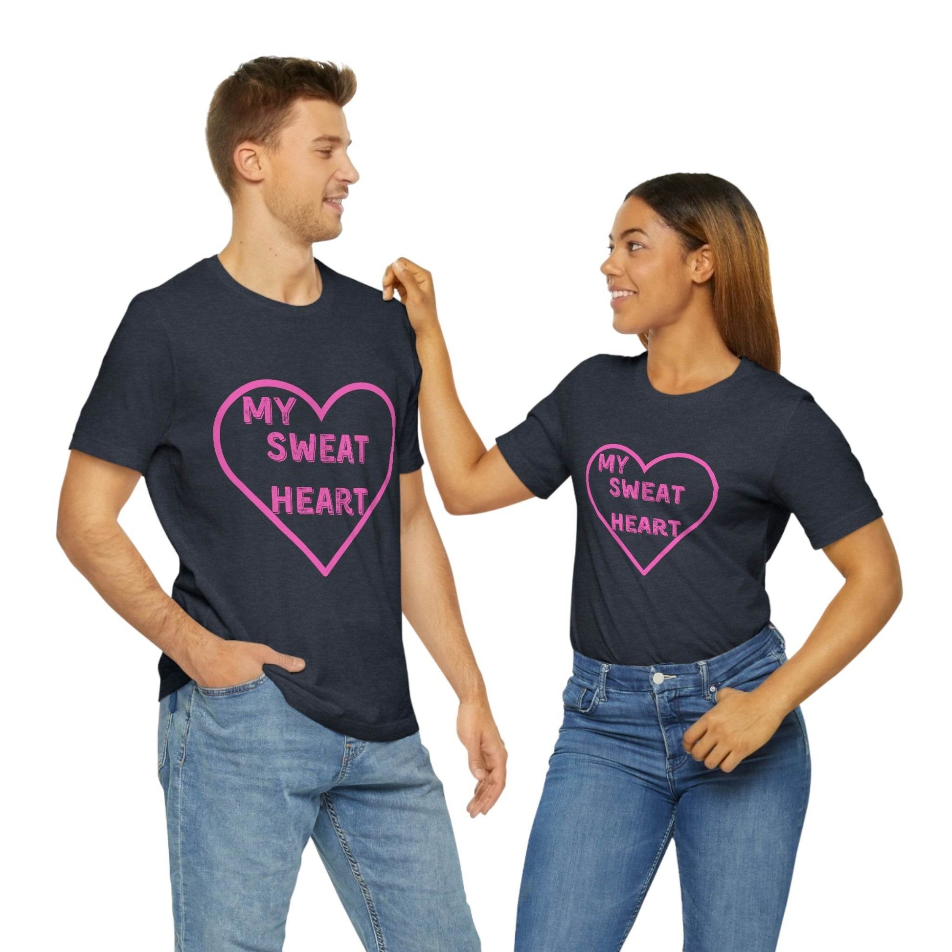 My Sweat Heart - Love shirt - Gift for wife - Gift for Husband - Gift for Girlfriend and Boyfriend - Anniversary gift - Giftsmojo
