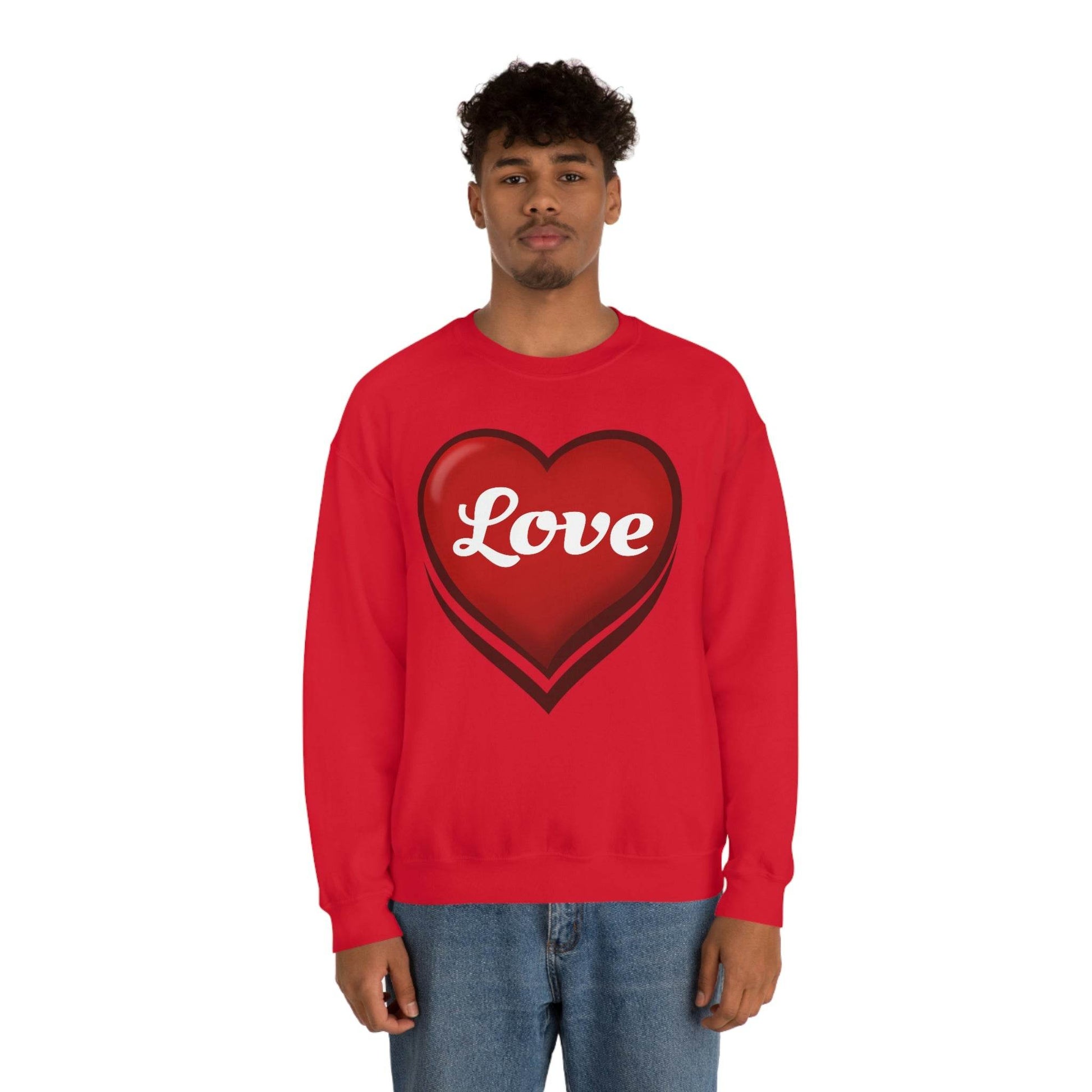 Love Sweatshirt, Valentine's Gift, - Giftsmojo