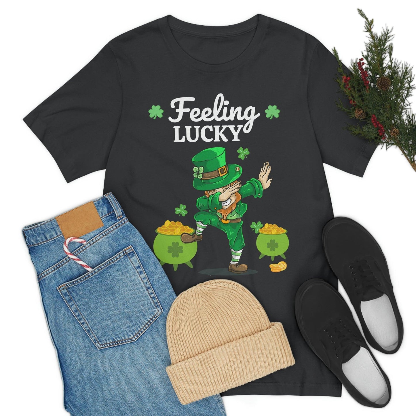 Feeling Lucky St Patrick's Day shirt - Shamrock shirt - shenanigans shirt St Paddys day Shirt - St Patricks day gift - Giftsmojo